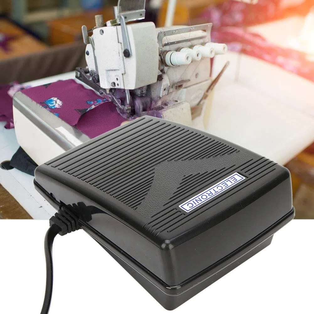 Pedale Macchina da Cucire per Singer 974 (220 V),Pedale a pedale,Con velocità variabile e cavo di alimentazione,Per macchine da cucire Singer 974 (spina UE)