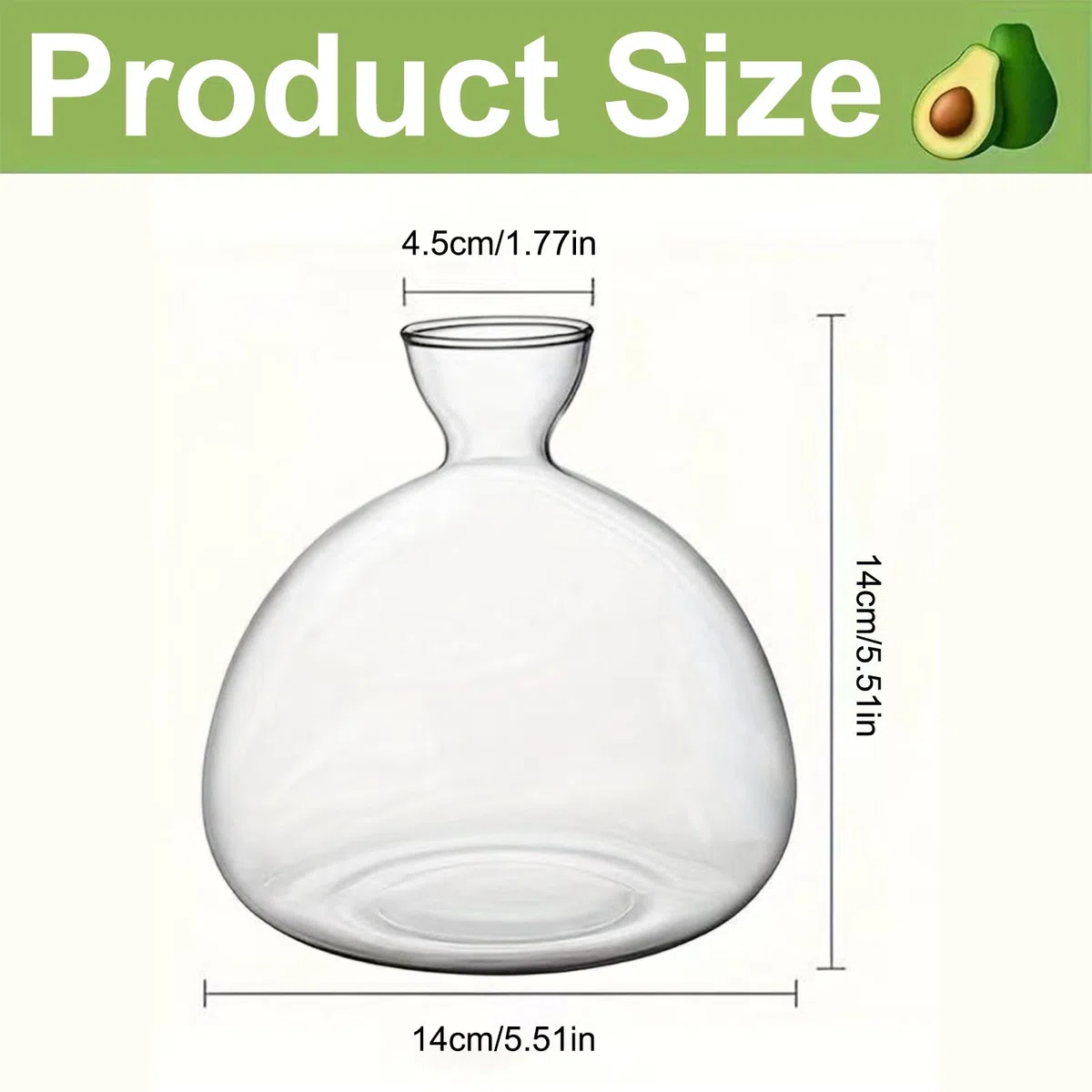 Lampadina per avocado, vaso in vetro per fiori, semi di avocado, vaso di avocado e castagne, per la casa, per interni ed esterni (trasparente)