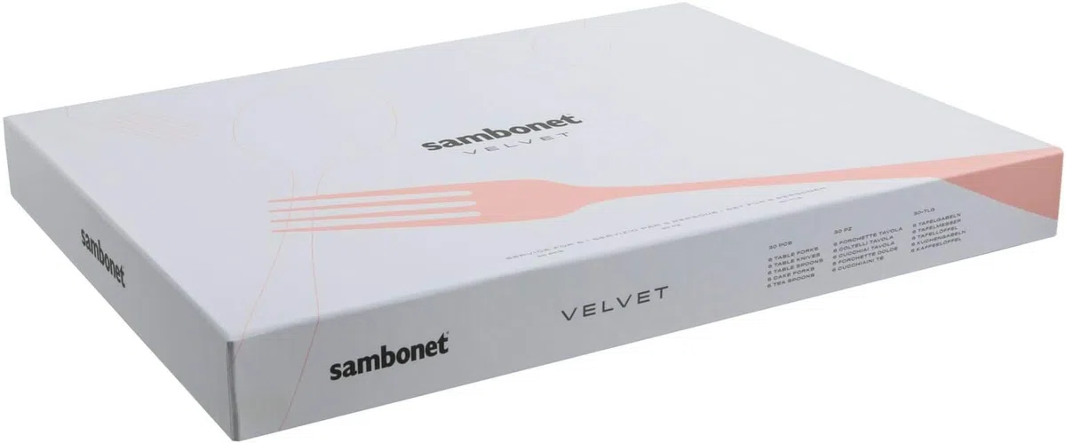 SAMBONET - Obs_uga 30 sztuk Velvet stalowa monoblok