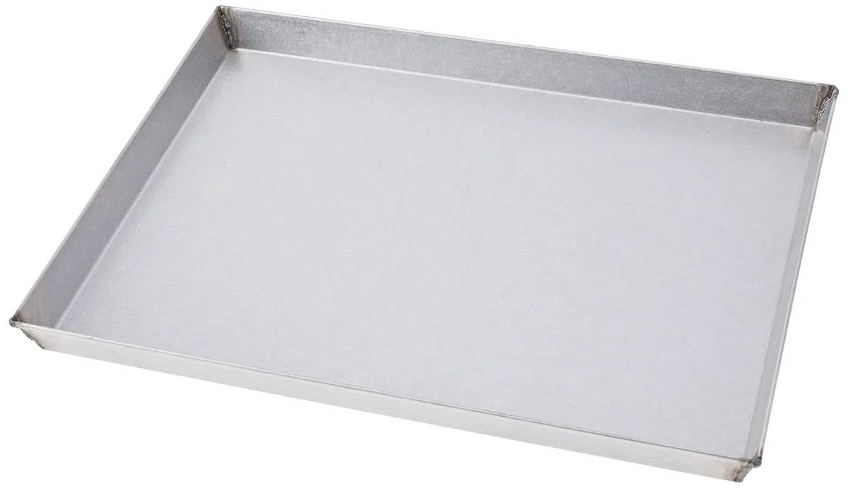 Paderno Teglia Rettangolare per Torte, Biscotti, Pizze e Focacce in Alluminato, Cottura Rapida e Uniforme, Altezza 3 cm, Dimensioni 40x30 cm