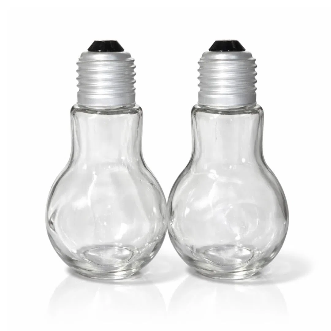 C.X.Y. 30 Vasetti di Vetro a Forma di Lampadine, Bottiglie, Contenitori, Bomboniere Decorative