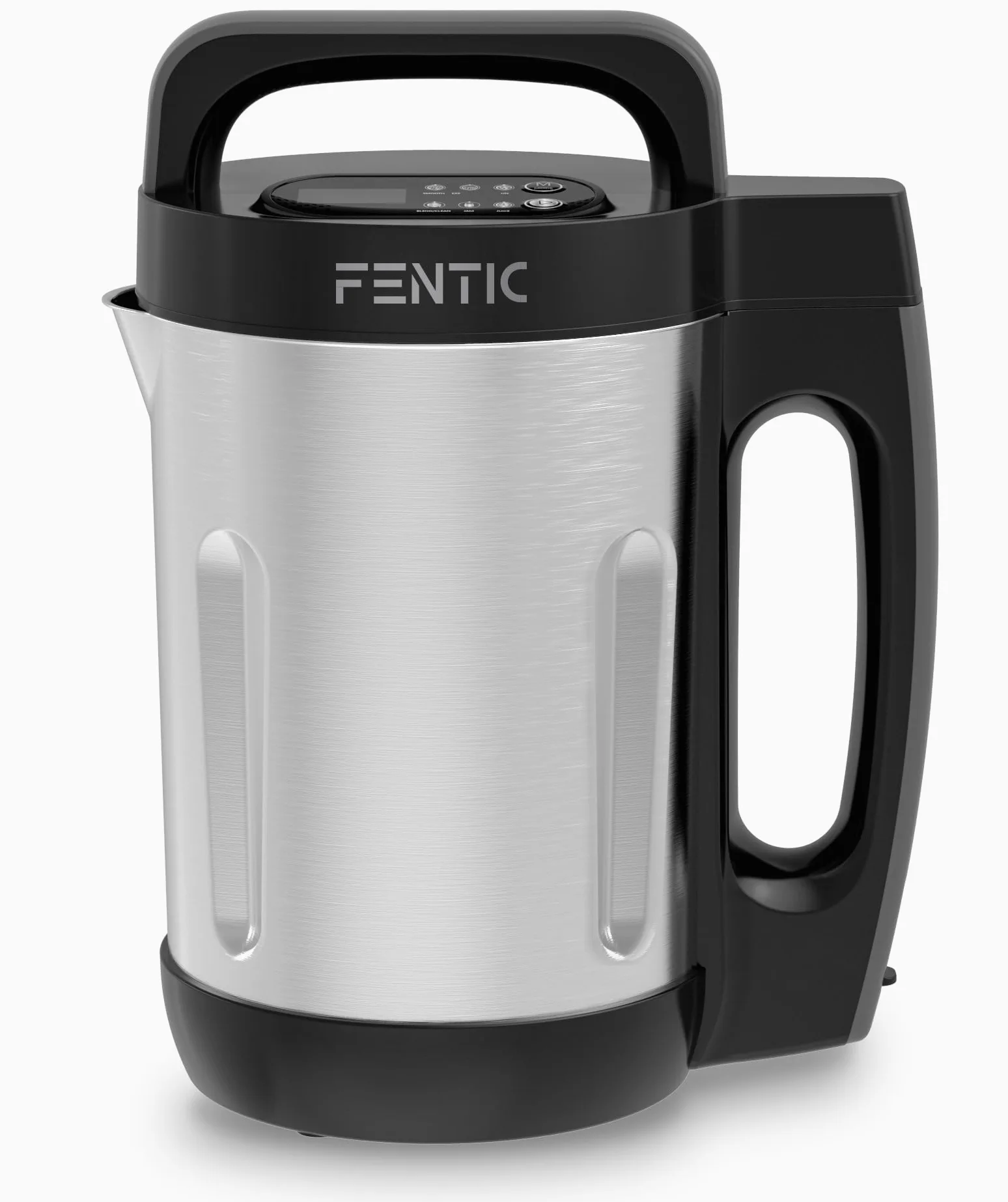 Soup Maker | 1.6L | 5 Programmi | LED Display | Frullatore Zuppe Multifunzione | 900W | Acciaio Inox/Nero