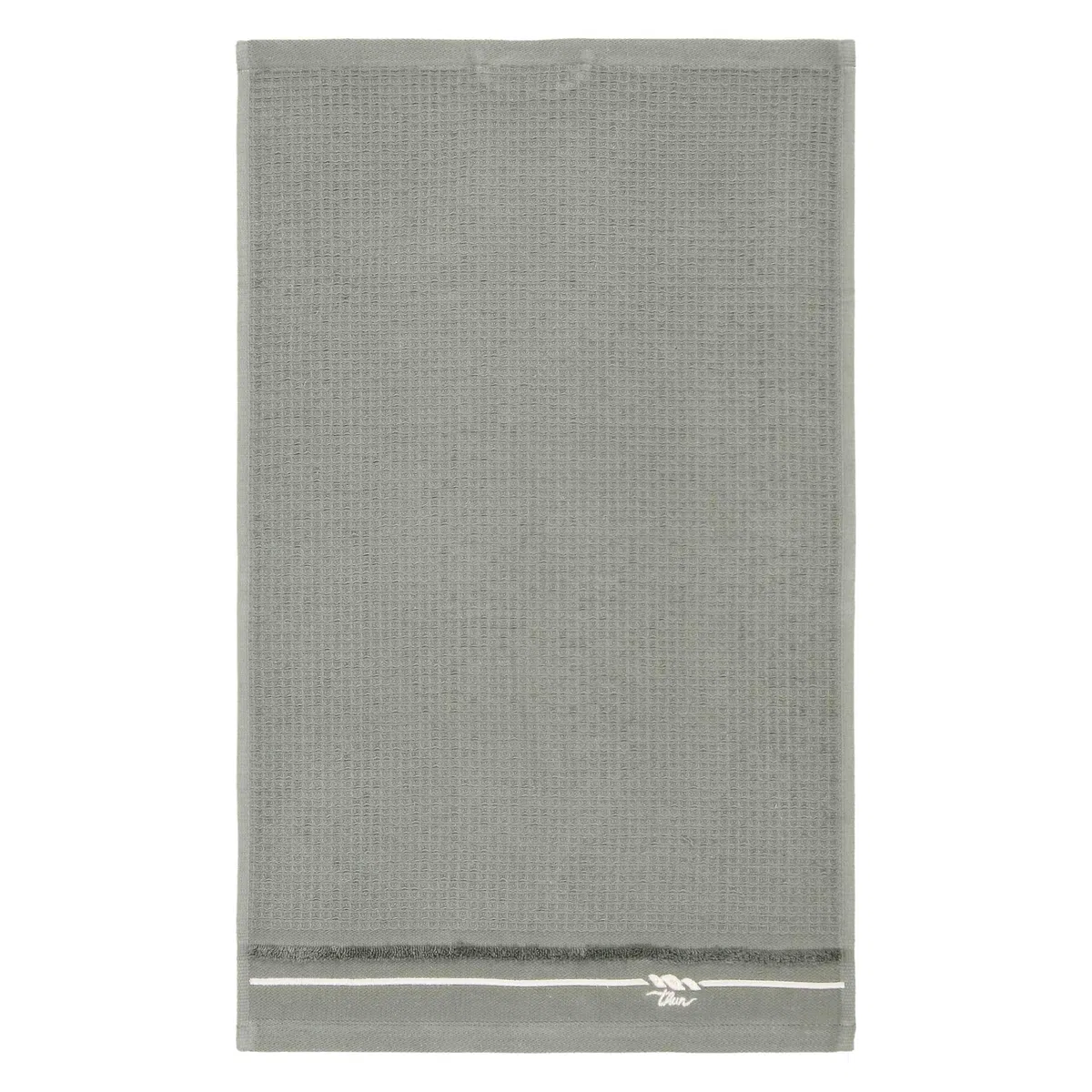 THUN Set 2 asciugamani, verde, 100% cotone, Collezione Country Bloom, t40 x 60, 60 x 100 cm