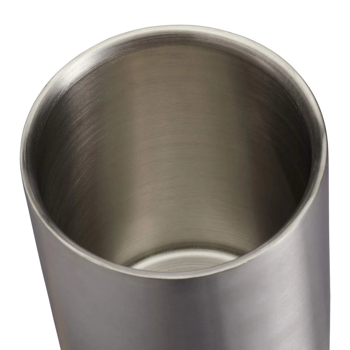 Relaxdays Cestello Ghiaccio in Acciaio, Doppia Parete, Isolamento, per Bottiglie di Vino & Spumante da Ø 10 cm, argento