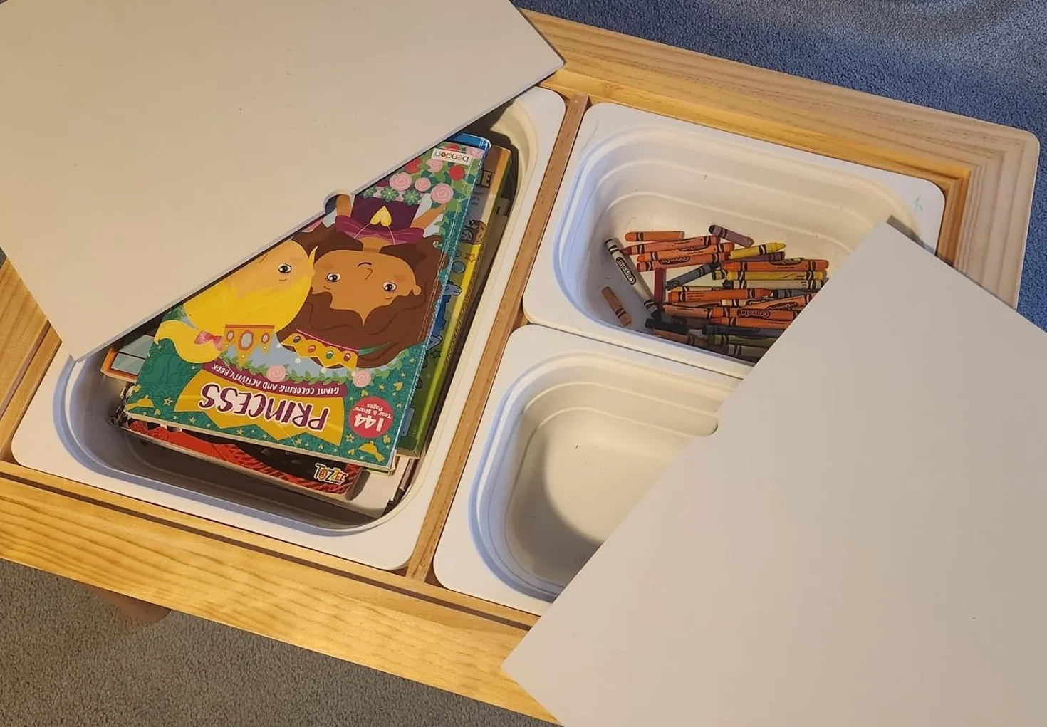 Asweets Tavolo Sabbia e Acqua con Pieghevole Portatile Secchiello Spiaggia, Giocattolo da Spiaggia Esterno per Bambini, Regalo per Bambini Piccoli di 3-6+ Anni