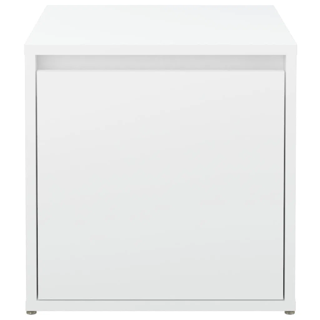 vidaXL Cassetto Contenitore Bianco 40,5x40x40 cm Legno Multistrato