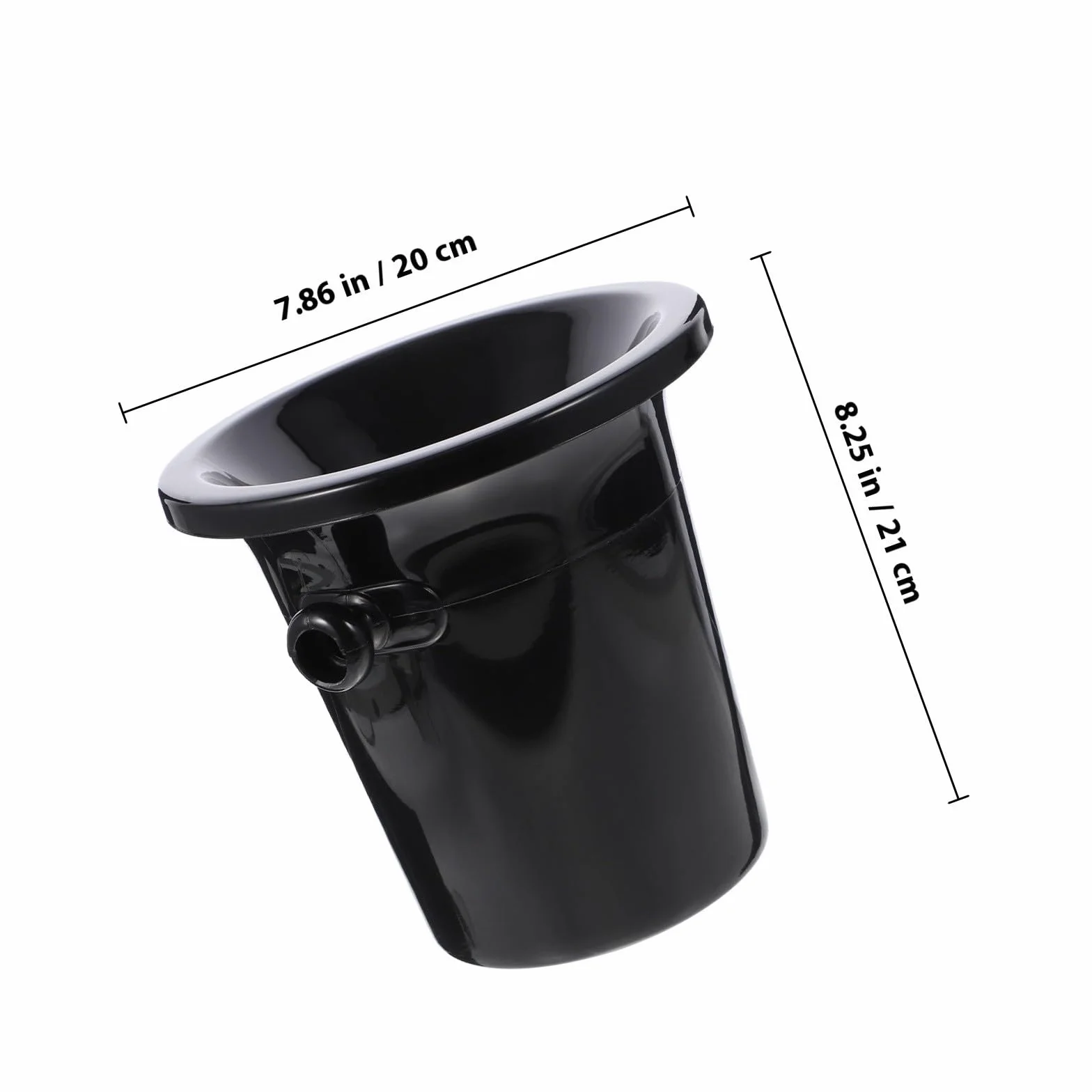 SHINEOFI Sputacchiera per Degustazione di Bevande Alcoliche in Plastica, Secchiello Ghiaccio Doppio Orecchio, 3 Pezzi, per Serate e Bar