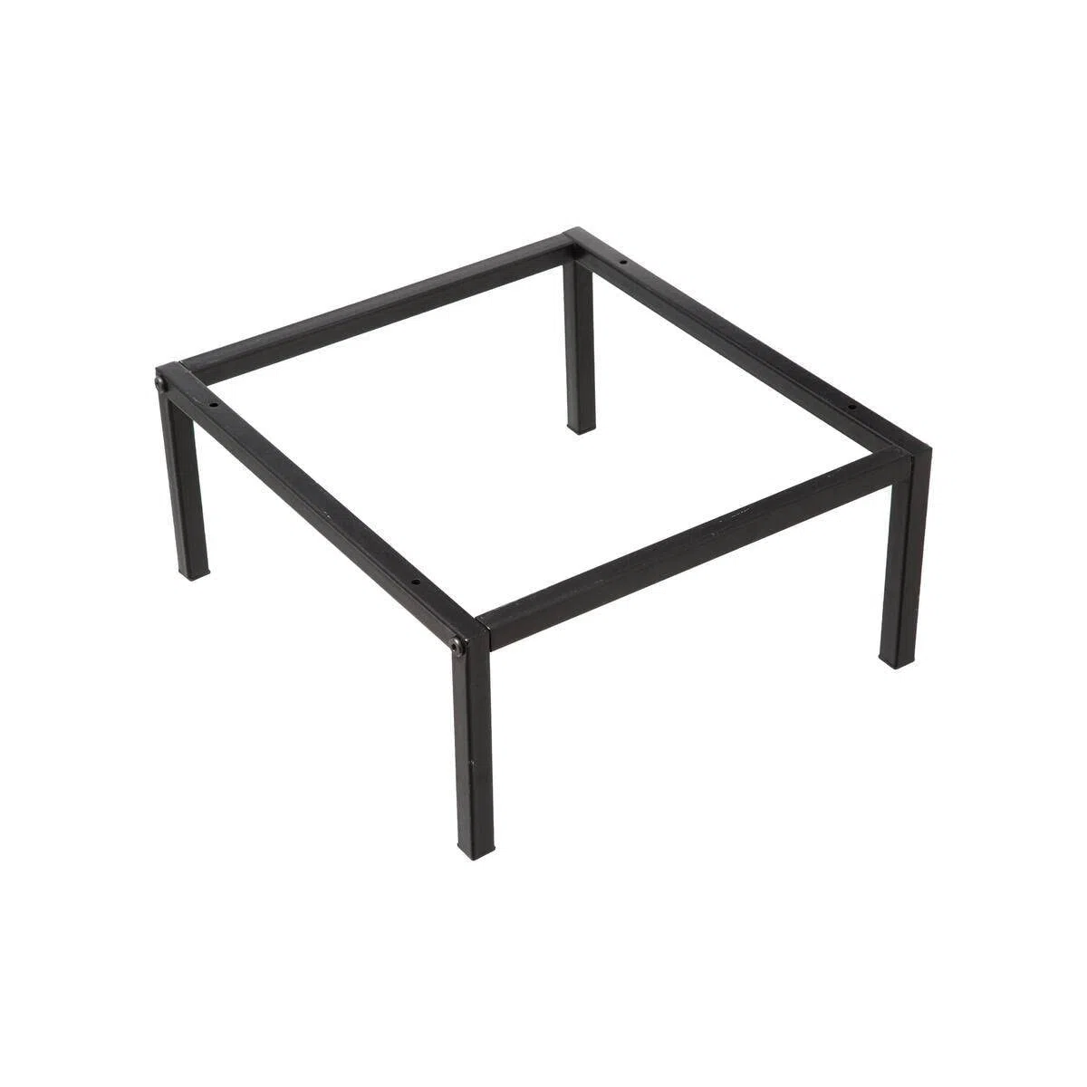 5 five simply smart 5five - Gambe per mensola in metallo nero - L.34 x P.29 x H.15 cm - Supporto per mobili Mix'n'Modul