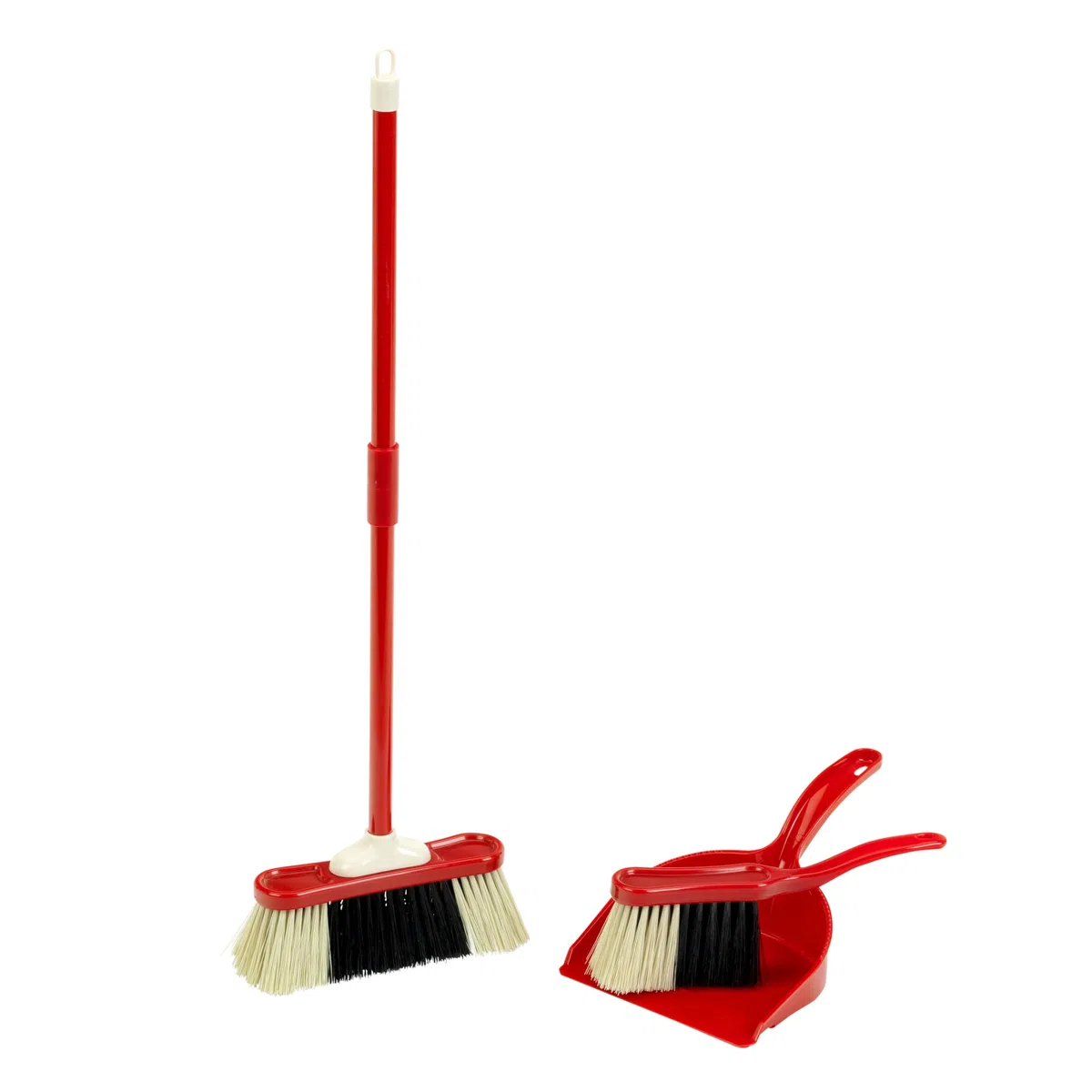 Theo Klein 6304 Set di Scope Classiche I Include Scopa per Bambini, scopetta e Paletta I Giocattoli per Bambini dai 3 Anni in su