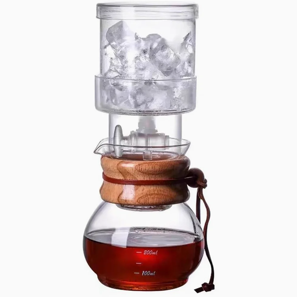 Cold Brew - Caffettiera con caraffa in vetro, per 1-4 tazze