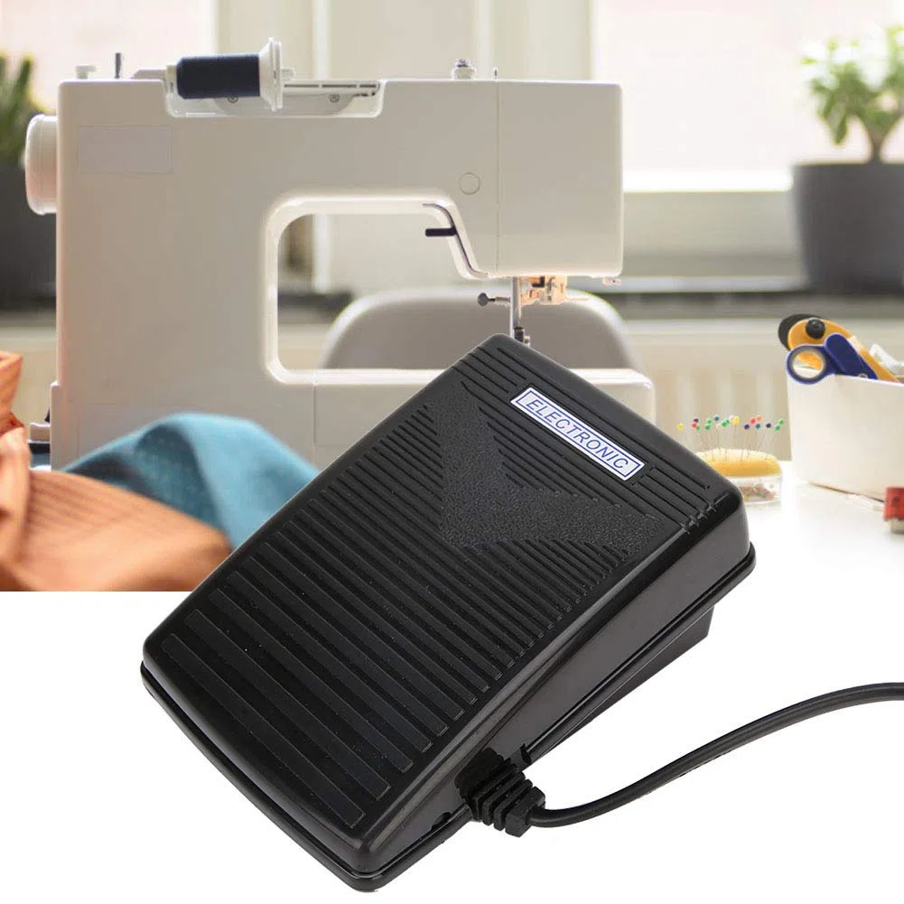Pedale Macchina da Cucire per Singer 974 (220 V),Pedale a pedale,Con velocità variabile e cavo di alimentazione,Per macchine da cucire Singer 974 (spina UE)