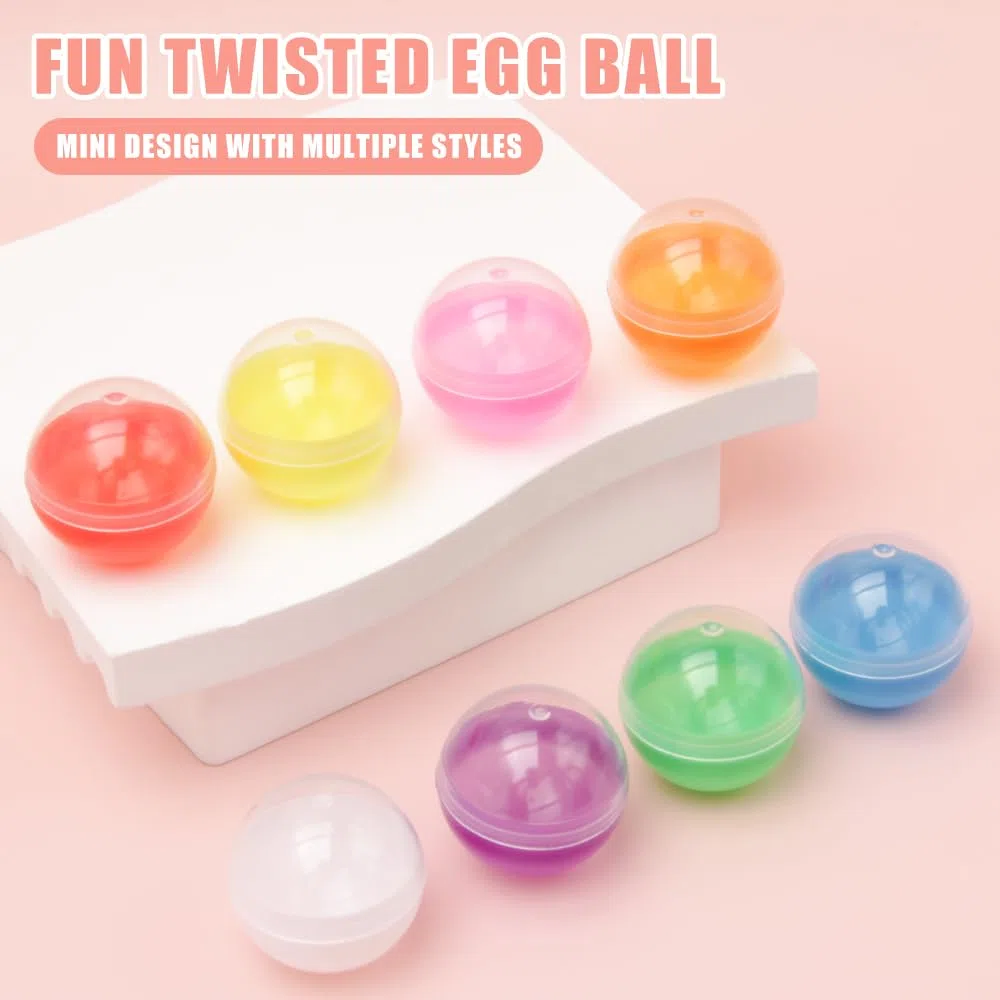 100 Pezzi 2.8cm Palline Trasparenti Apribili,Distributore Palline,Capsule Trasparenti Rotonde Vuota Gumball Machine Tombola Bingo LotteriaPalline