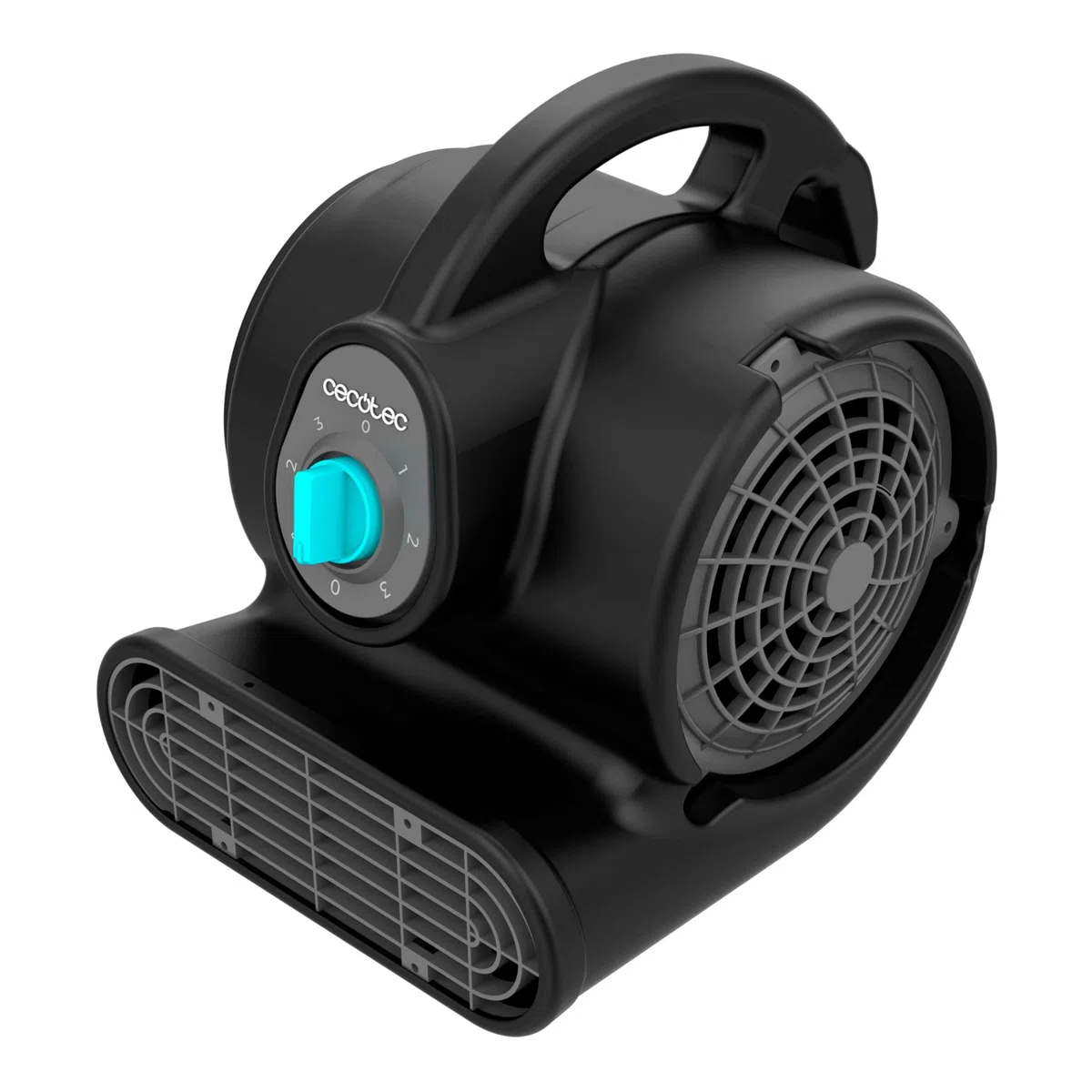 Cecotec Ventilatore Essiccatore di Moquette - Ventilatore di Asciugatura Blowindustry 2000 Flowfloor. 200W, 1400RPM, 3 Velocità, Flusso Aria 1150m³/h, Multi-Posizione, Distribuzione Uniforme