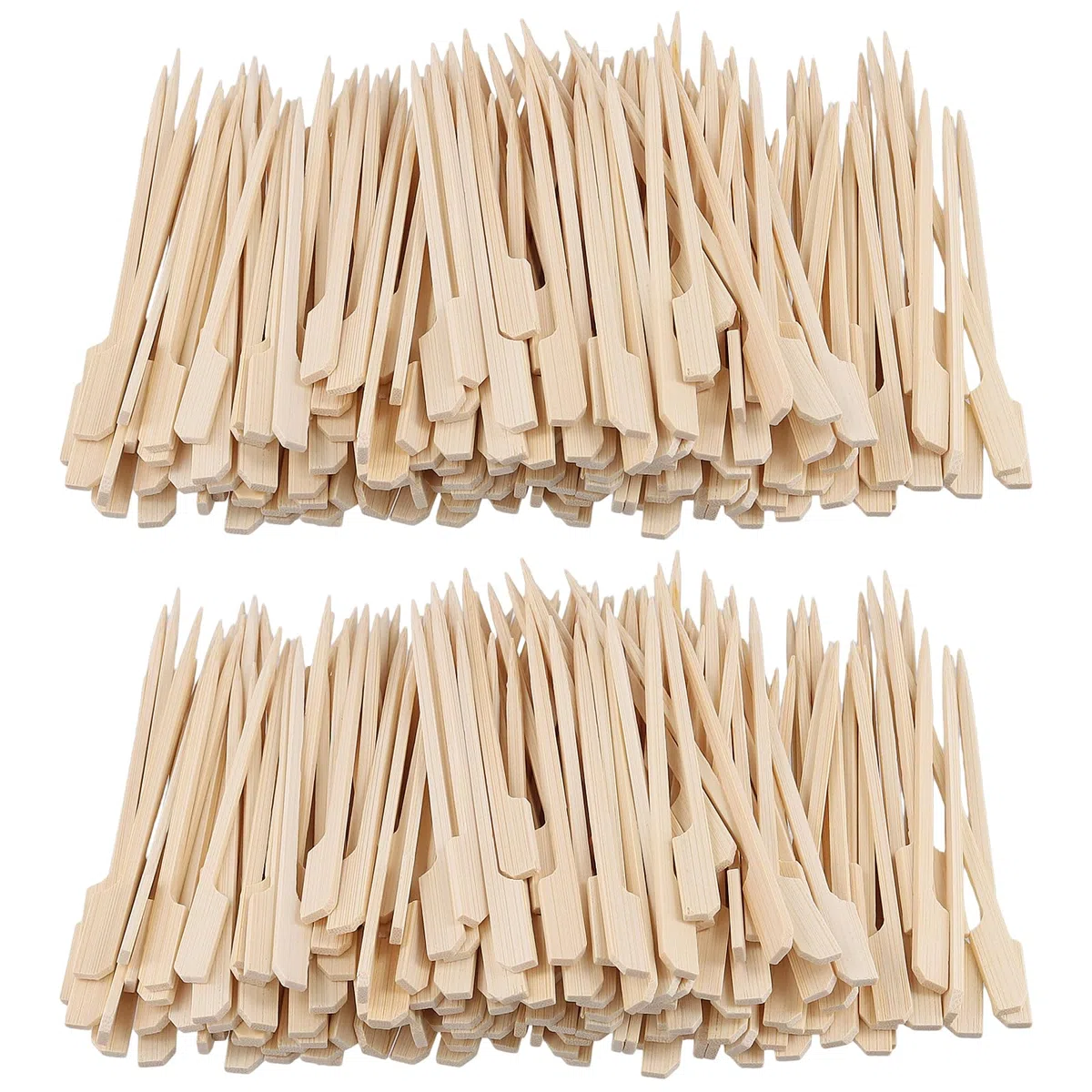 FUNSUEI 1000 spiedini in bambù da 12 cm, per finger food, piccoli spiedini in legno, per barbecue, buffet, frutta, snack