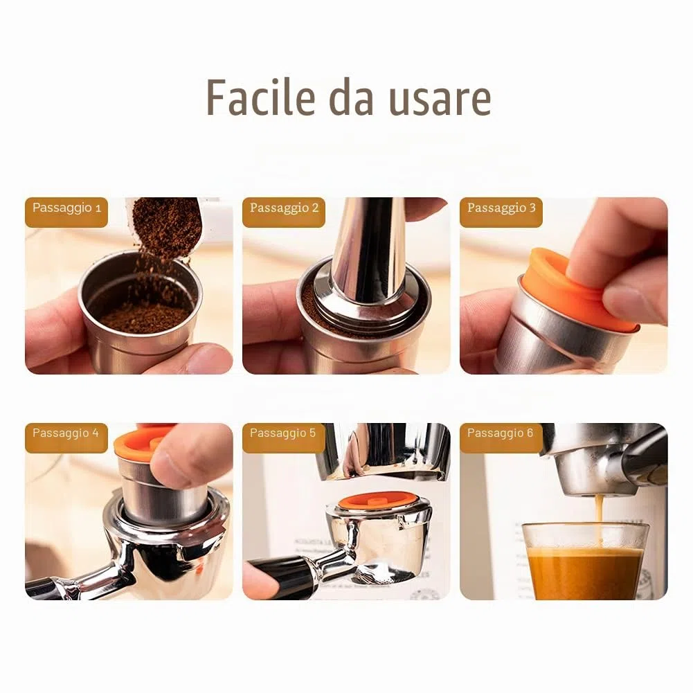 Filtro per cialde di caffè e filtro per cialde di caffè per macchina da espresso Illy Iper