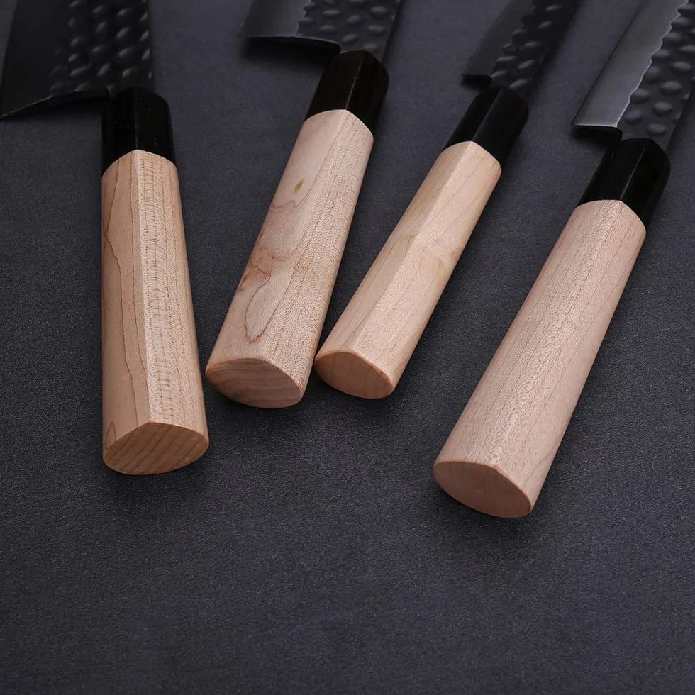 WILDMOK Sushi Sashimi Coltello 25,5 cm con Acciaio Inossidabile Tedesco Yanagiba Chef Coltelli da Cucina per Taglio a Mano Sinistra Sushi, Filetto di Pesce e Affettatura Vegetale