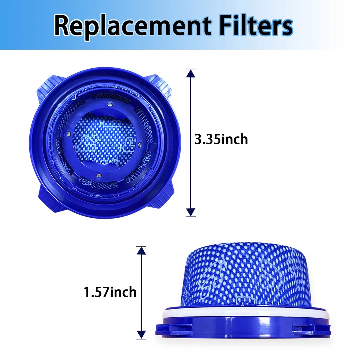 Filtro aspirapolvere Samsung Jet 75, ricambio per aspirapolvere Jet 70/70+/75+/90/60 e VS9000RL, microfiltro lavabile, numero articolo: DJ97 02649A