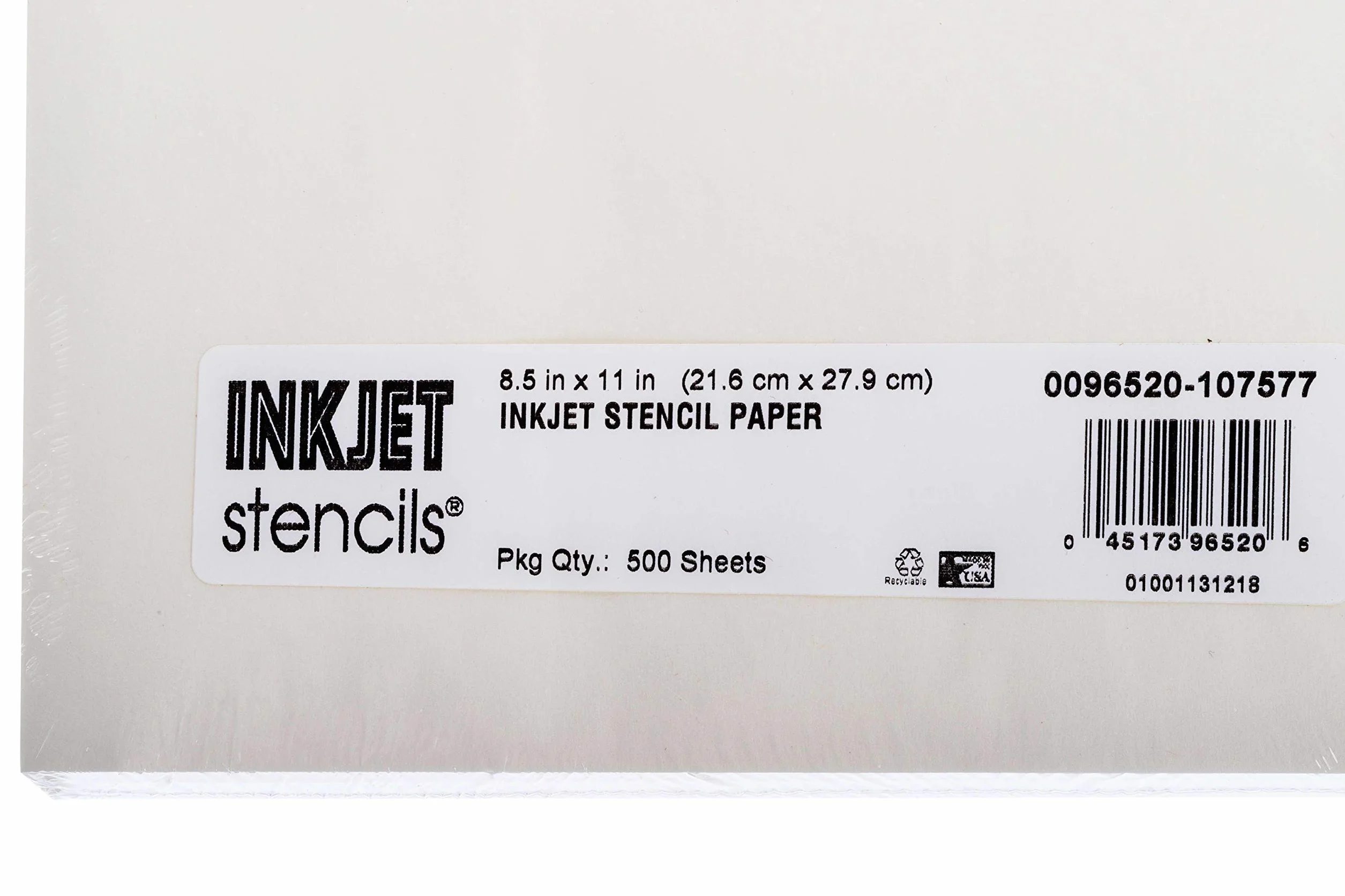 Carta da ricalco per stencil, carta pergamena per tatuaggi, 500 fogli/risma (1 risma)