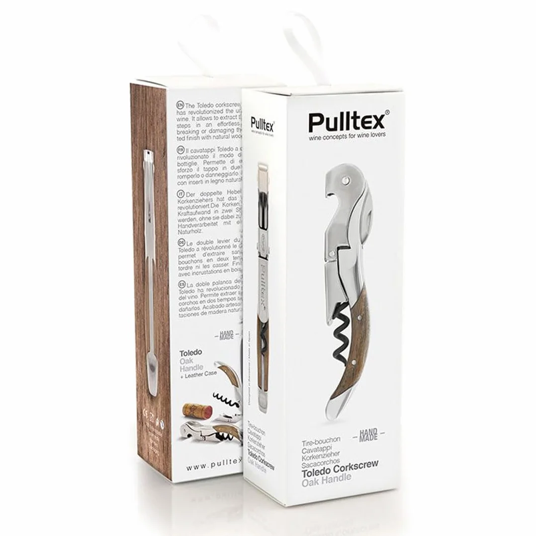 Pulltex - Cavatappi TOLEDO - Finitura legno naturale