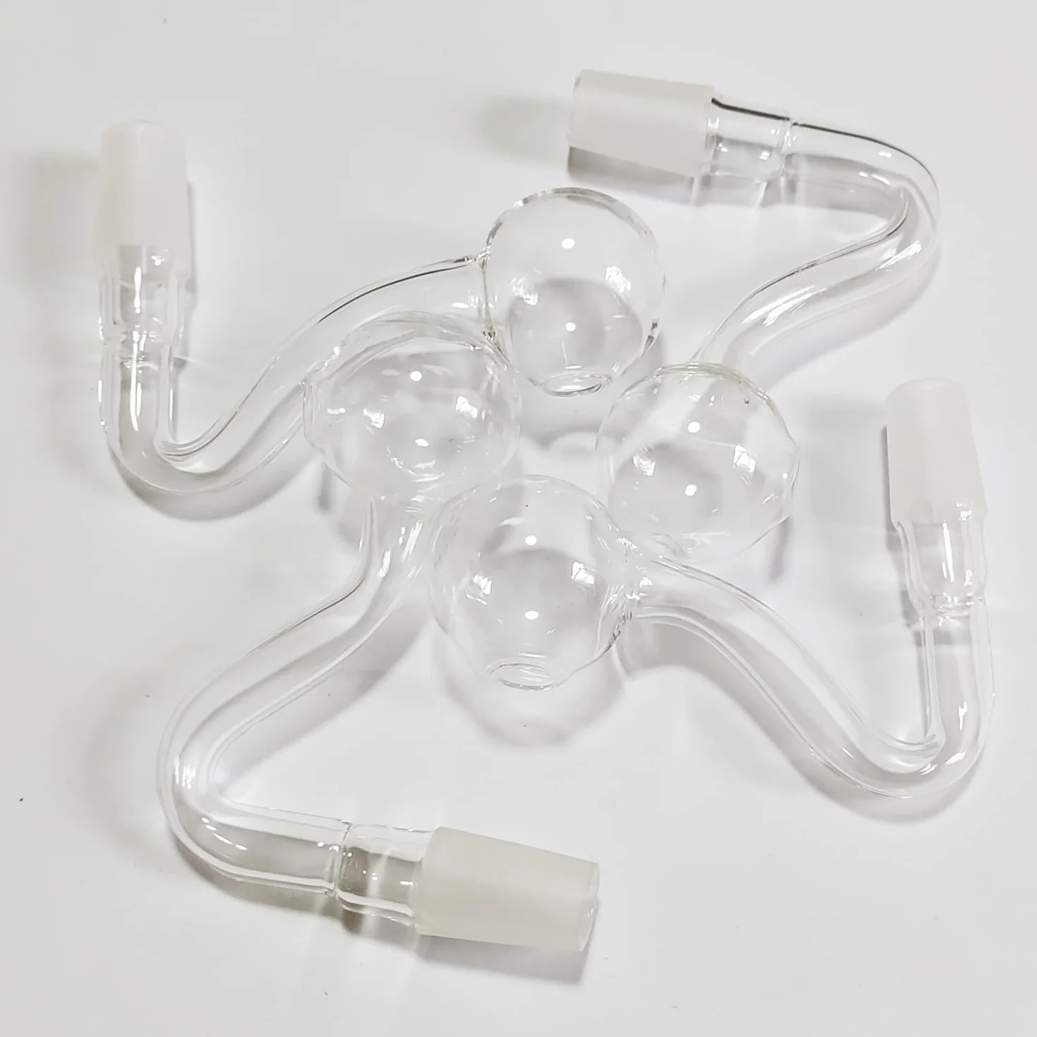 8 adattatori per bong in vetro maschio, 10/14/18 mm, per bruciatori di olio, bong, per tubi di vetro, tubi dell'acqua spessi (10 mm)