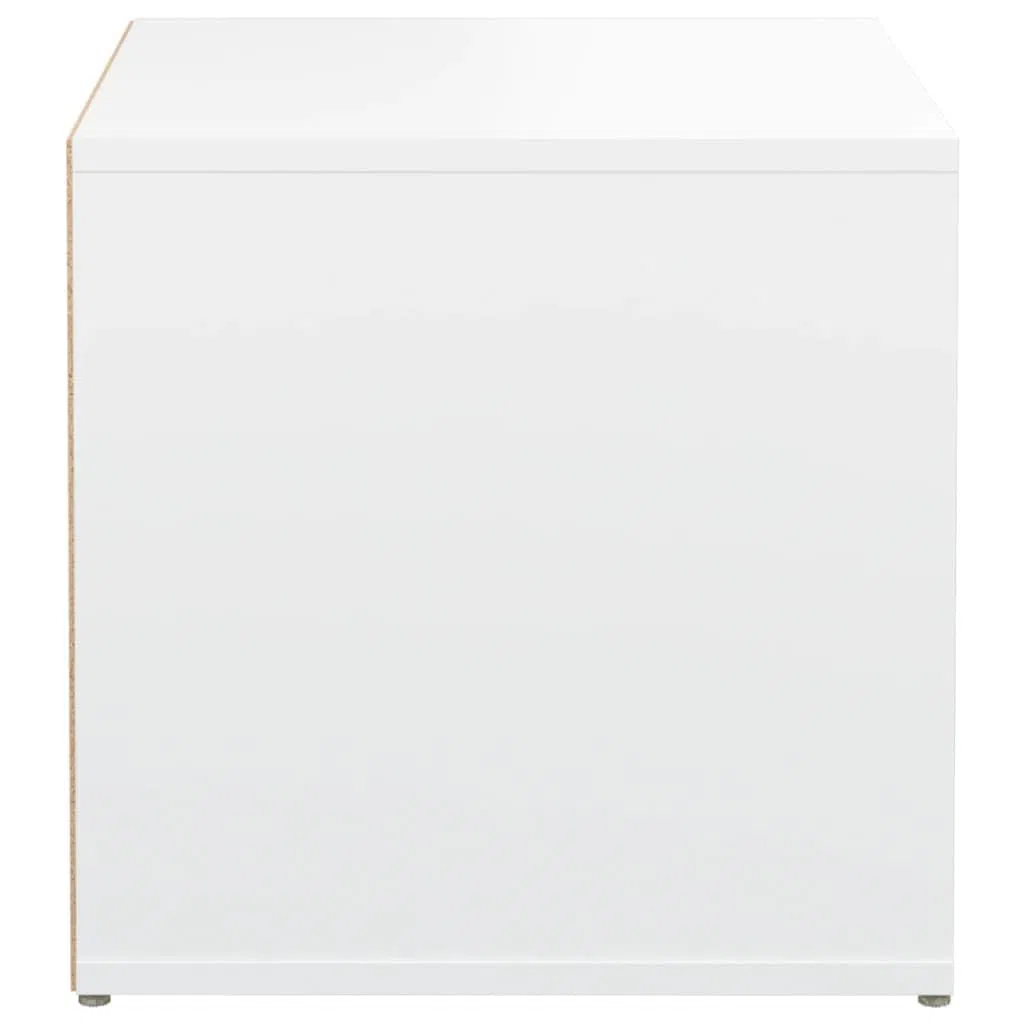 vidaXL Cassetto Contenitore Bianco 40,5x40x40 cm Legno Multistrato