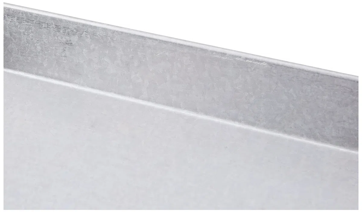 Paderno Teglia Rettangolare per Torte, Biscotti, Pizze e Focacce in Alluminato, Cottura Rapida e Uniforme, Altezza 3 cm, Dimensioni 40x30 cm