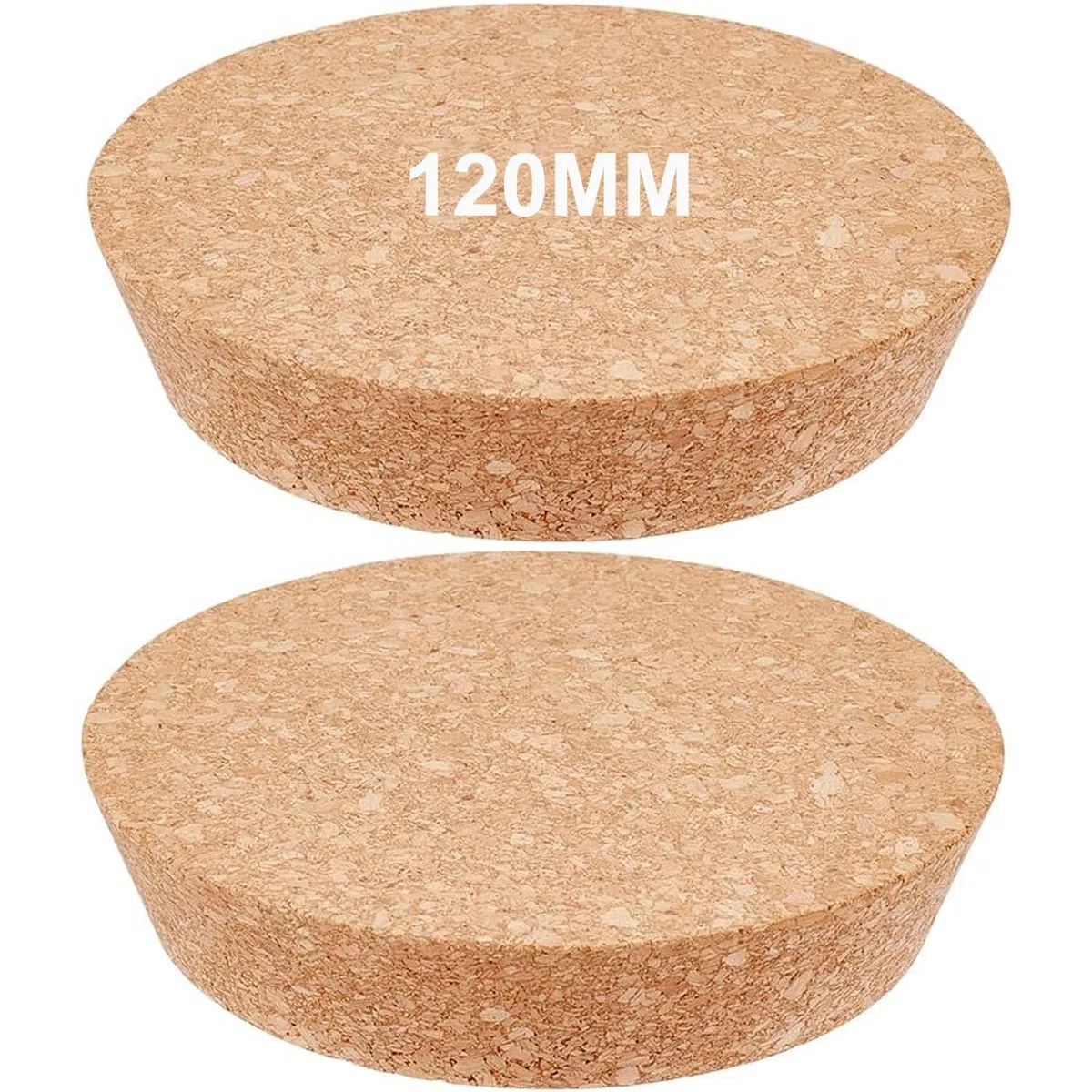2 Pezzi 90mm Tappi per Bottiglie in Legno Tappi in Sughero Affusolati Grandi Tappi in Sughero Naturale Morbido Affusolati di Ricambio per Lavori di Bricolage, Bicchieri e Bottiglie (12cm)