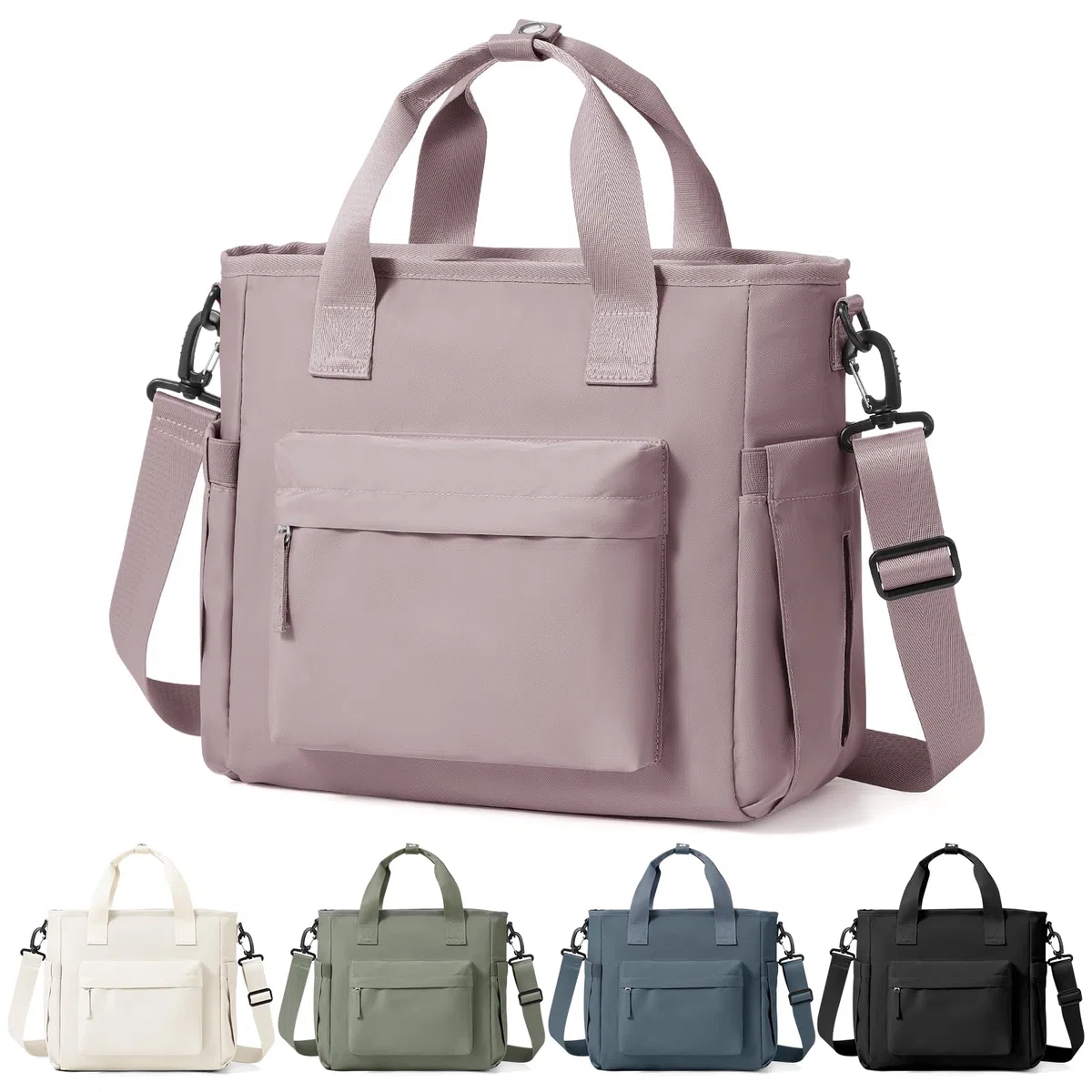 HPLQQ Borsa Termica Porta Pranzo, Borsa Frigo Pranzo per Alimenti Mantenere Caldo o Freddo Lunch Bag per Donna Ufficio, Viaggio, Picnic, Campeggio,A2-Rosa Viola
