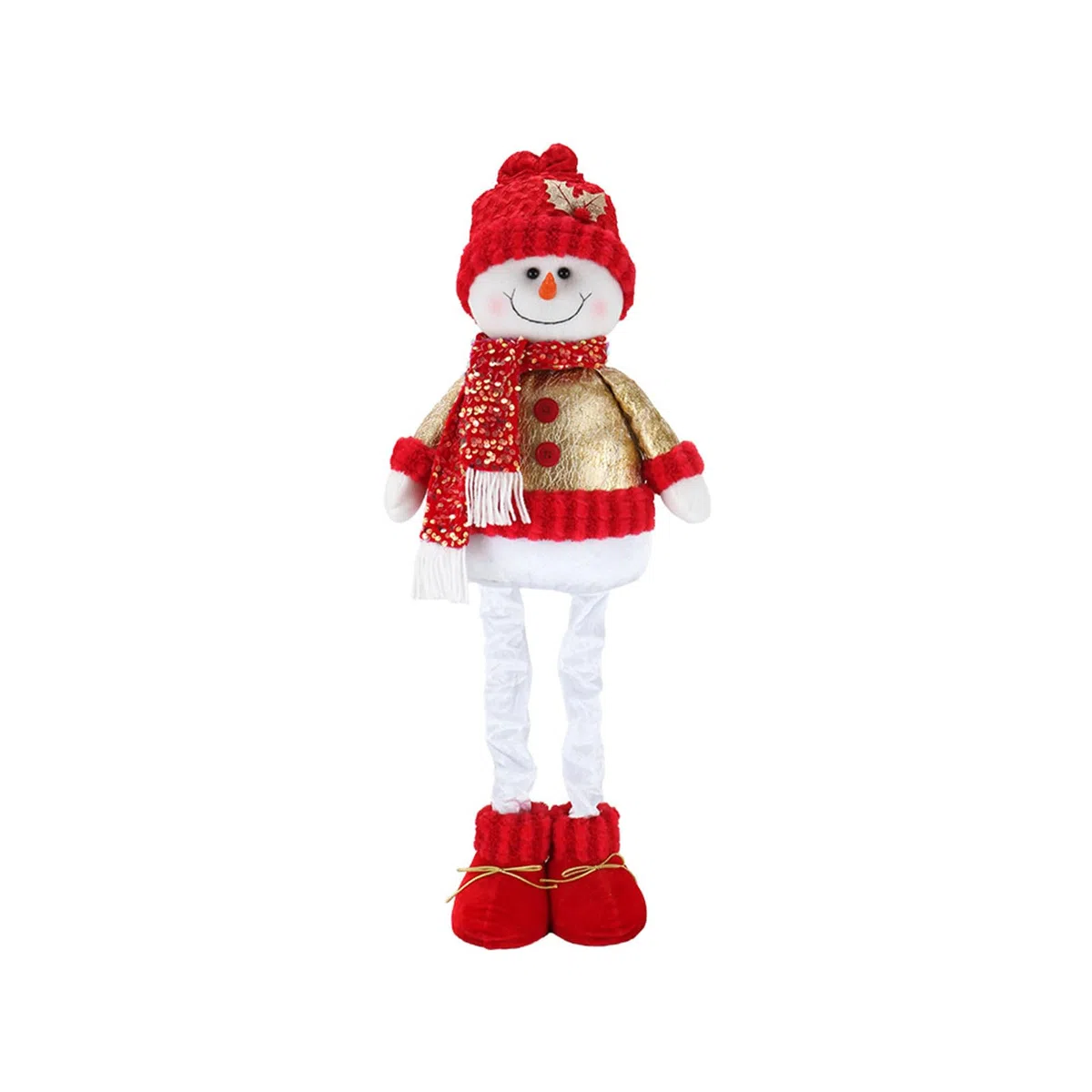 Bambole telescopiche natalizie Ornamento Babbo Natale pupazzo di neve renna figurine decorazione per la casa ristorante decorazioni per feste renne figurine decorazioni per la casa