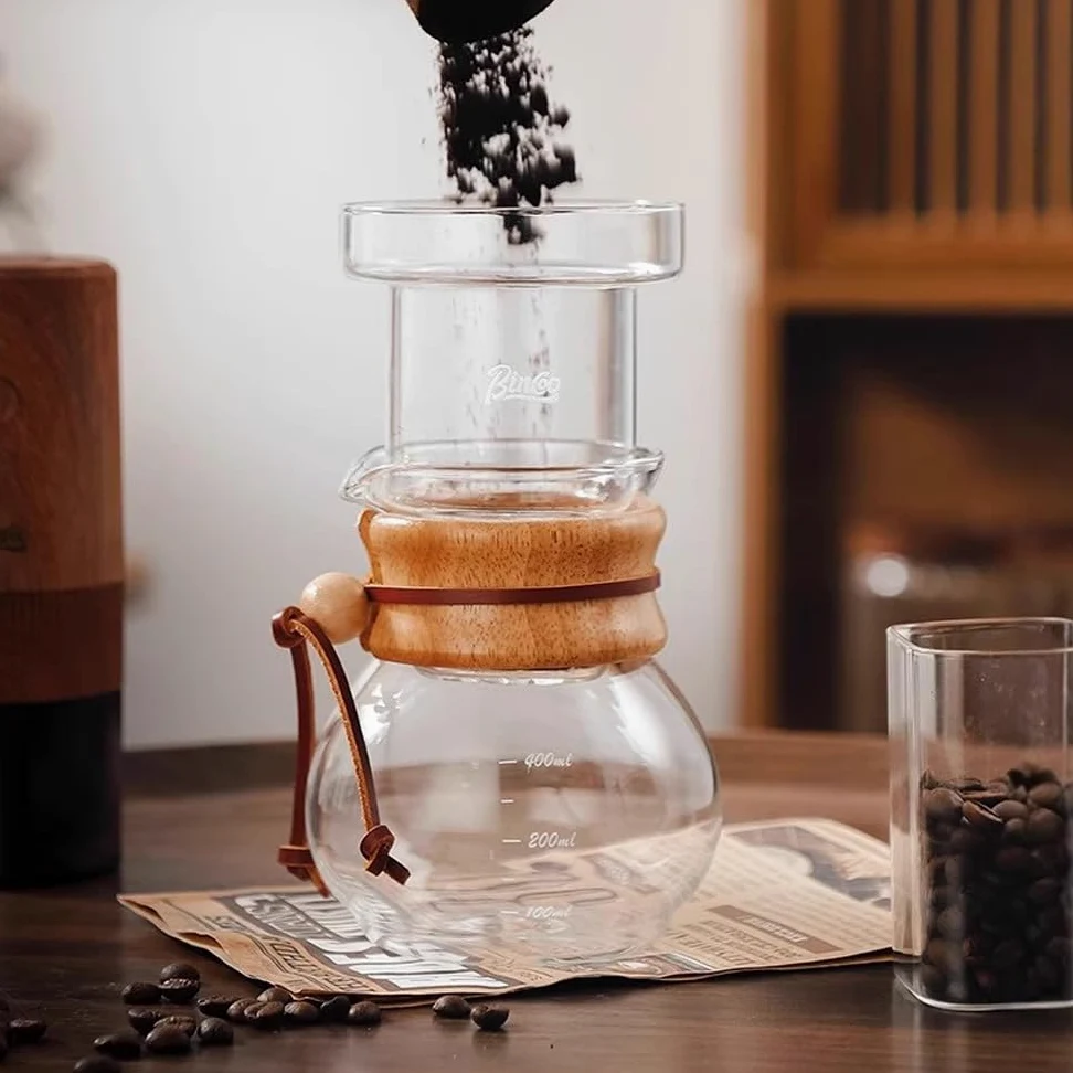 Cold Brew - Caffettiera con caraffa in vetro, per 1-4 tazze