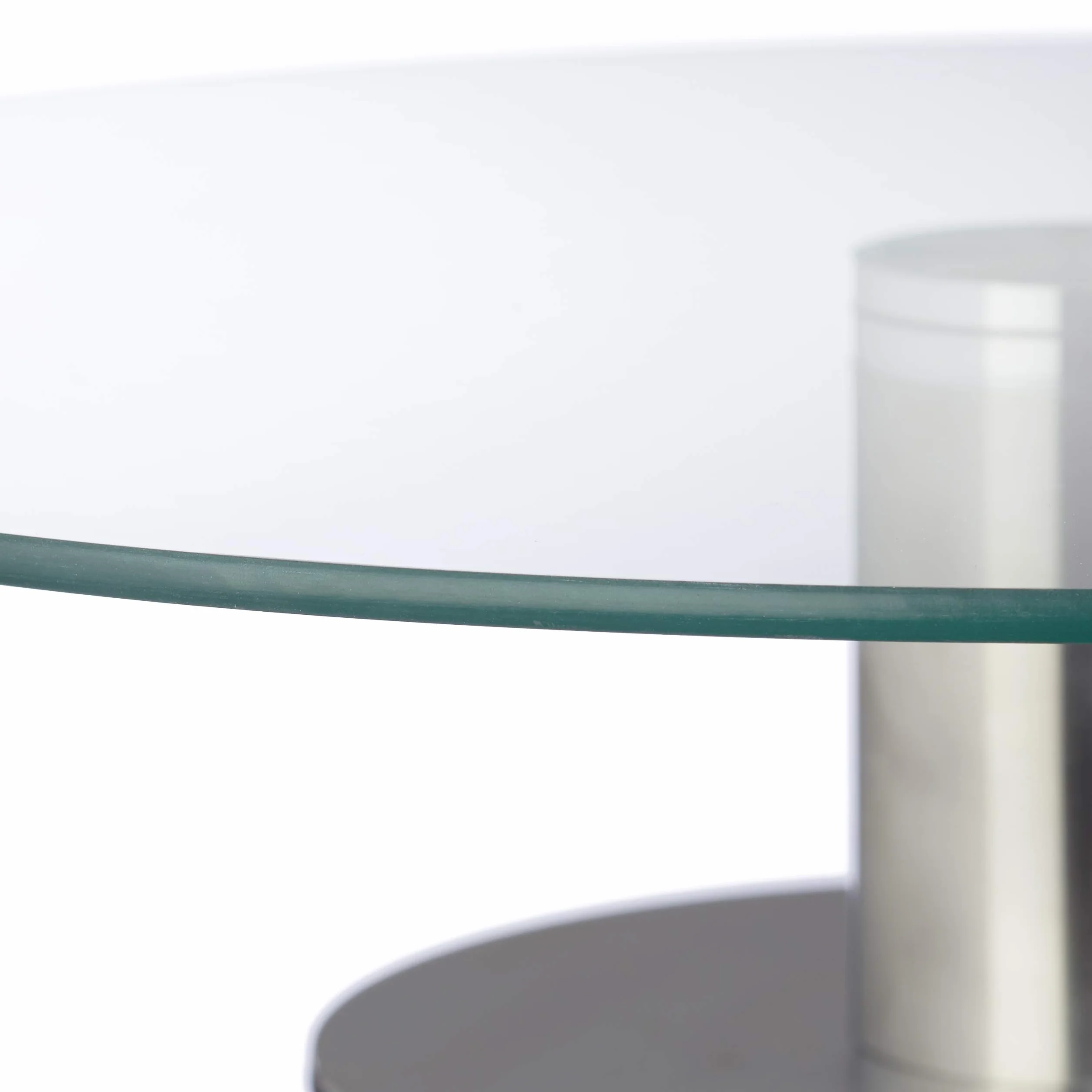 Relaxdays Piatto per torta girevole, base, piatto per torta per decorare, piattaforma girevole per torta, diametro 30 cm, trasparente, 1 pezzo
