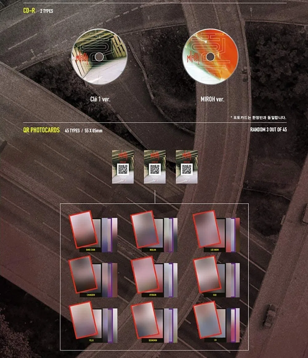 STRAY KIDS SKZ - 4TH MINI ALBUM CLE 1 : MIROH, [CLE 1 VERSION]
