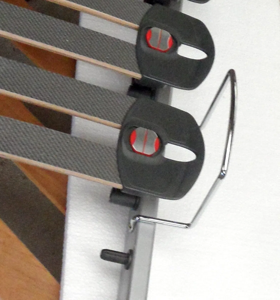 Fermaporta per letto elettrico da avvitare, colore: Grigio antracite
