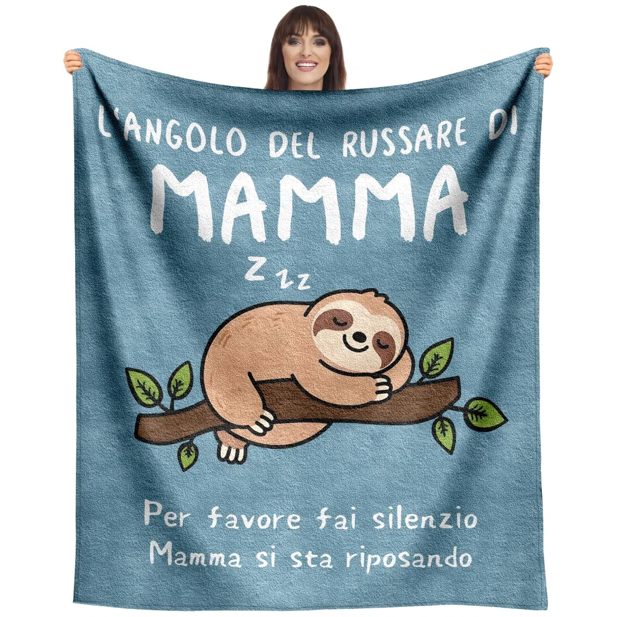 Regalo Festa della Mamma: Coperte per Natale e Compleanno, Regali Figlia/Figlio, 130 x 150 cm