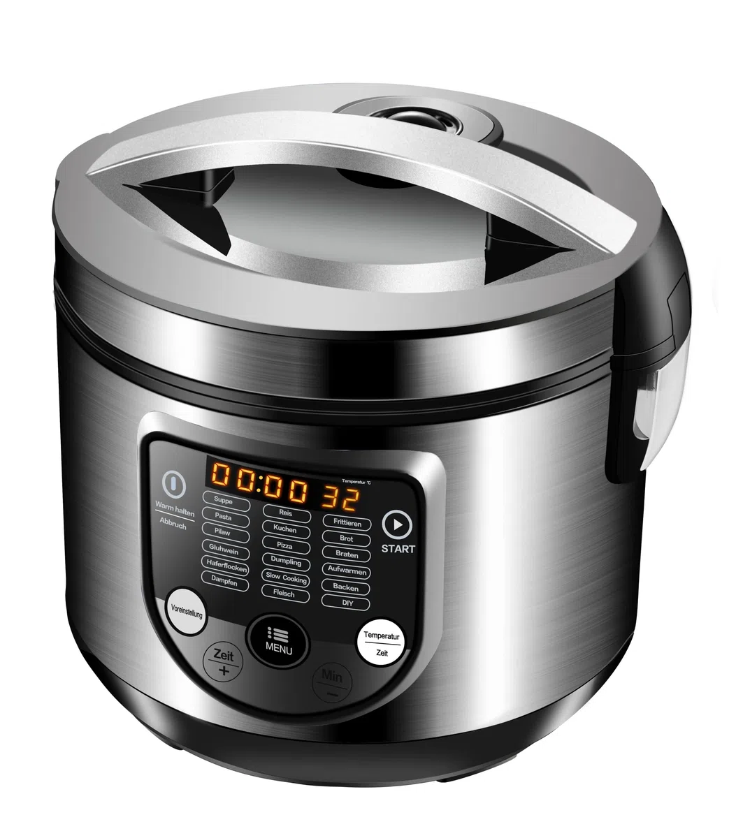 Pentola Multiuso 18 in 1 - 900 Watt, 5 Litri, Cuoci Riso, A Vapore, Padella per Saltare, Yogurt e Pressione