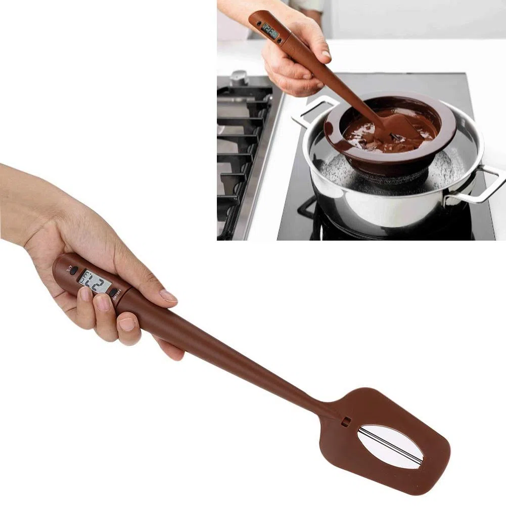 MAGT Termometro per Cioccolato, Termometro Digitale in Silicone Termometro da Forno con Display per Creme Sciroppi Salsa