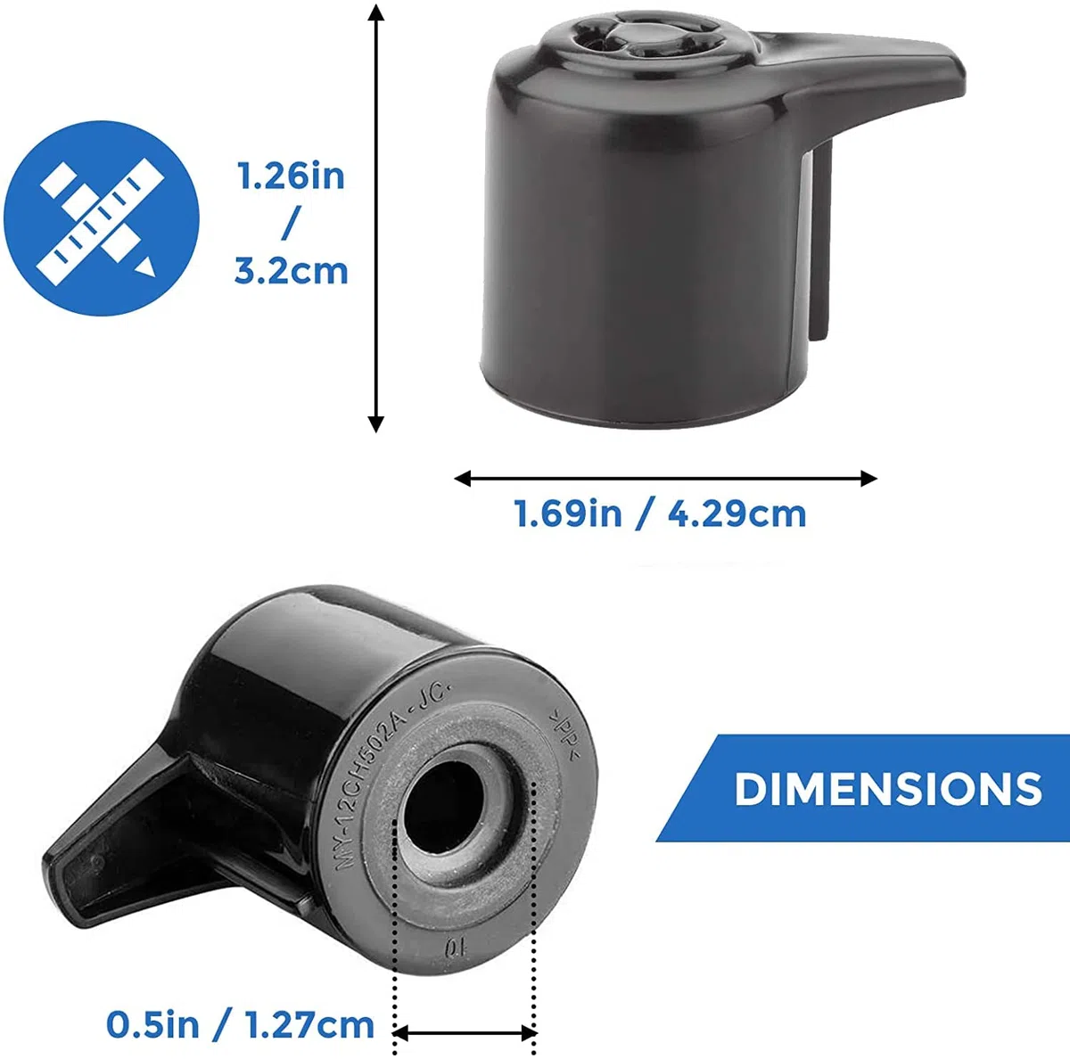 Valvola a vapore per maniglia di rilascio vapore per InstaPot Duo/Duo Plus 3, 5, 6 e 8 Quart, Mini 3 Qt, Duo50 5 Qt, Duo/Duo Plus 60 6 Qt e Duo/Duo Plus 80 8 Qt