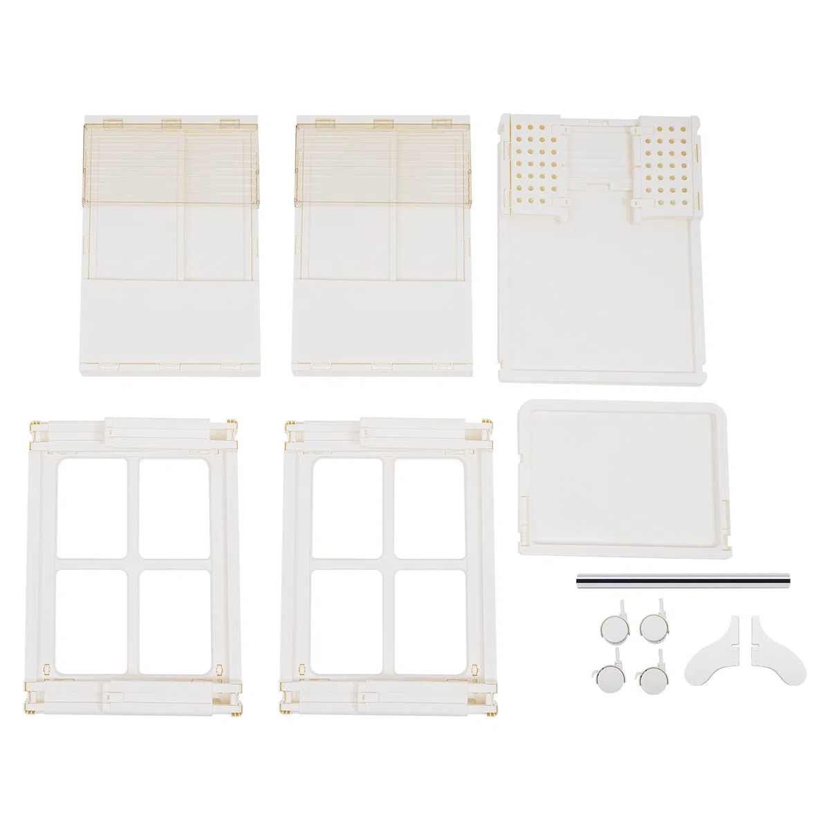 Carrello portaoggetti multifunzione con cassetti semitrasparenti, carrello da ufficio, per camera da letto, cucina, sala da pranzo, bagno, soggiorno, lavanderia, ufficio (36 x 49 x 75 cm)