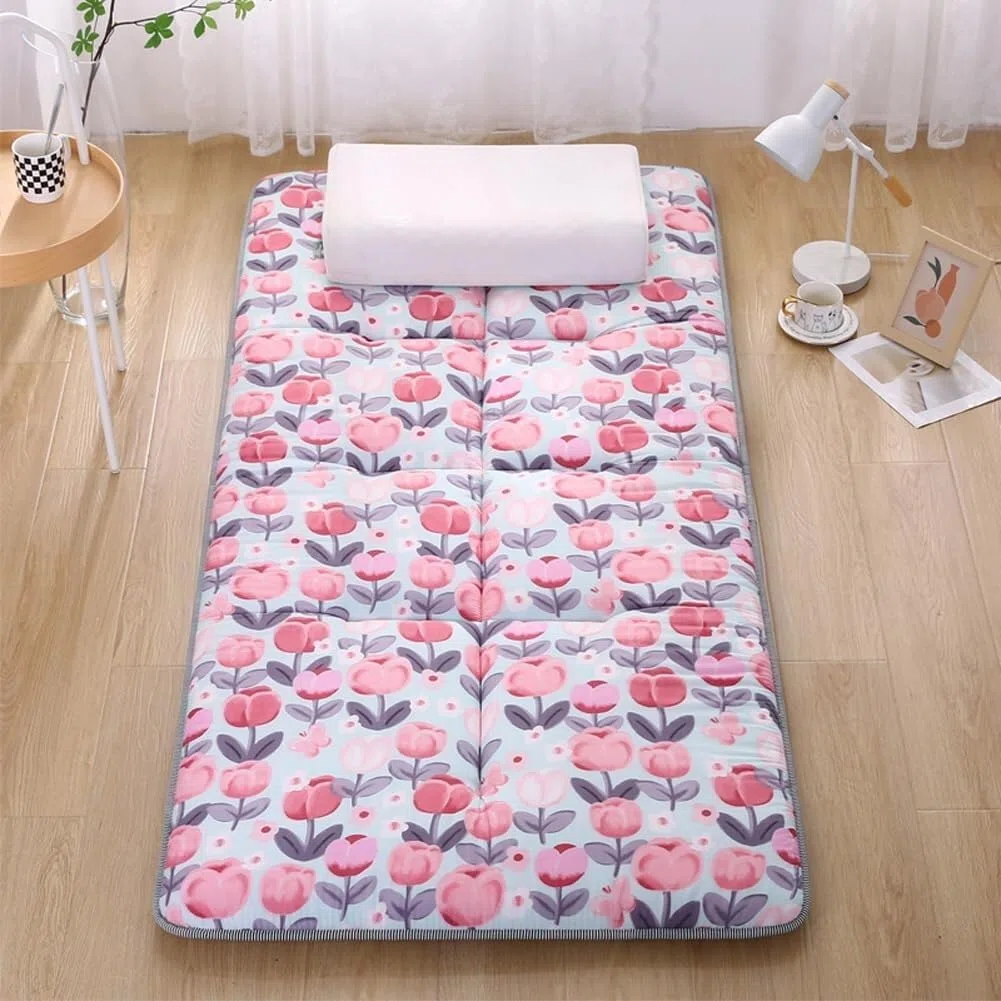 Futon Mat – Materasso pieghevole leggero con base antiscivolo per dormire rilassante, per pisolini, viaggi, letto degli ospiti, dormitorio, ufficio, tatami