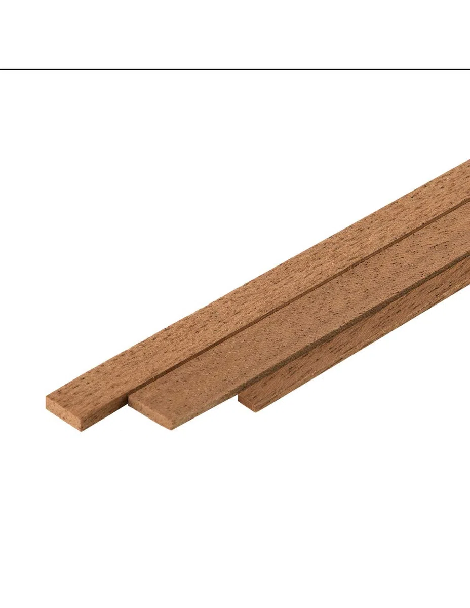Mantua Model Art. 80002 - Listelli di Noce sezione Rettangolare - 0,6 x 5 x 1000 mm - 25 pcs