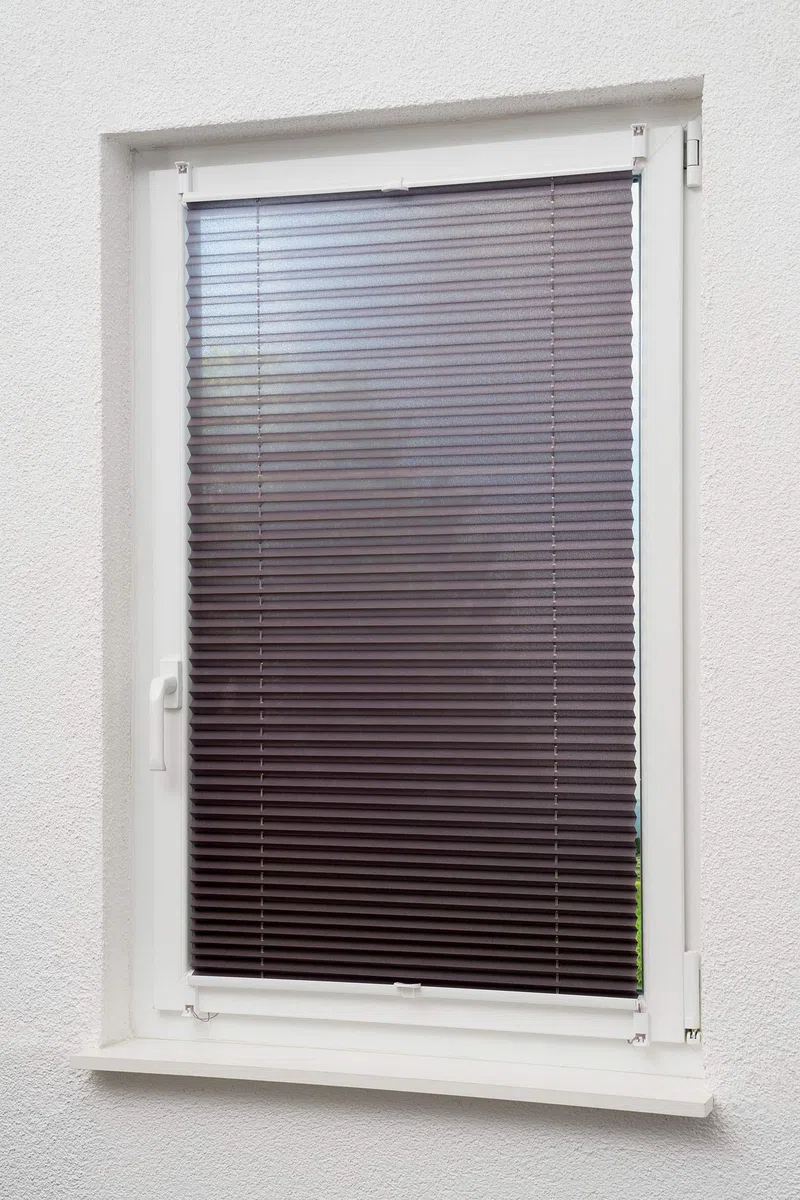Sunlines Crush - Tenda Plissettata, 110 x 140 cm, Peso, Grigio