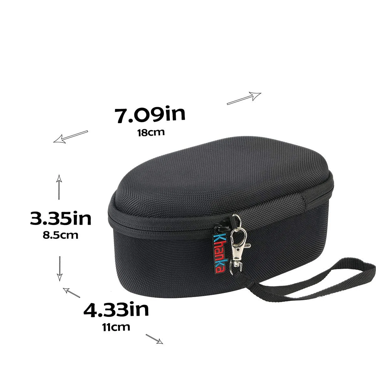 Khanka Portatile Custodia da Viaggio Borsa per Prym Mini Ferro a Vapore (Fits UK version plug)