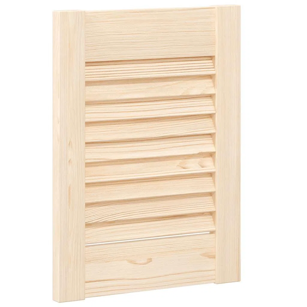 vidaXL Anta con Design a Lamelle 39,5x29,5 cm in Legno di Pino, Porta della mobilia, Porta dell'Armadio, Pannello a lamelle in Legno