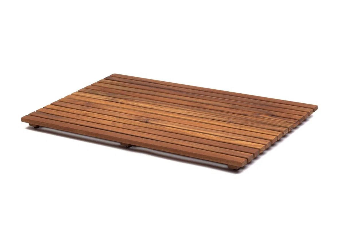 Asinox TEK4A5070 Doccia Legno Marrone Grigliato 70 x 50 x 4 cm