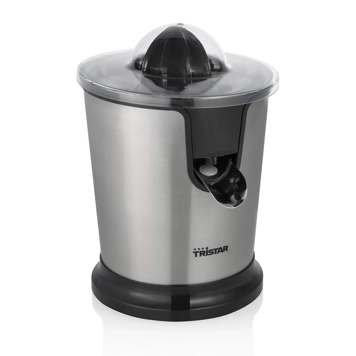 Tristar Spremiagrumi Elettrico Semiprofessionale CP-3002, Acciaio Inossidabile, Argento