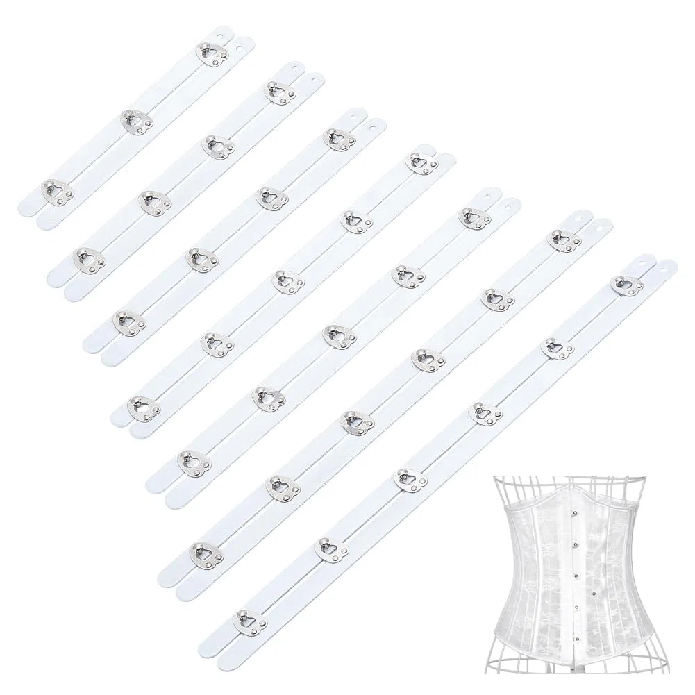 NBEADS 7 pz 7 stili Corsetto Busks, Chiusura con Stecche In Acciaio Inossidabile per Corsetto Supporto per Corsetto con Stecche per Intimo Chiusura con Gancio e Occhiello per Bustier e Cintura