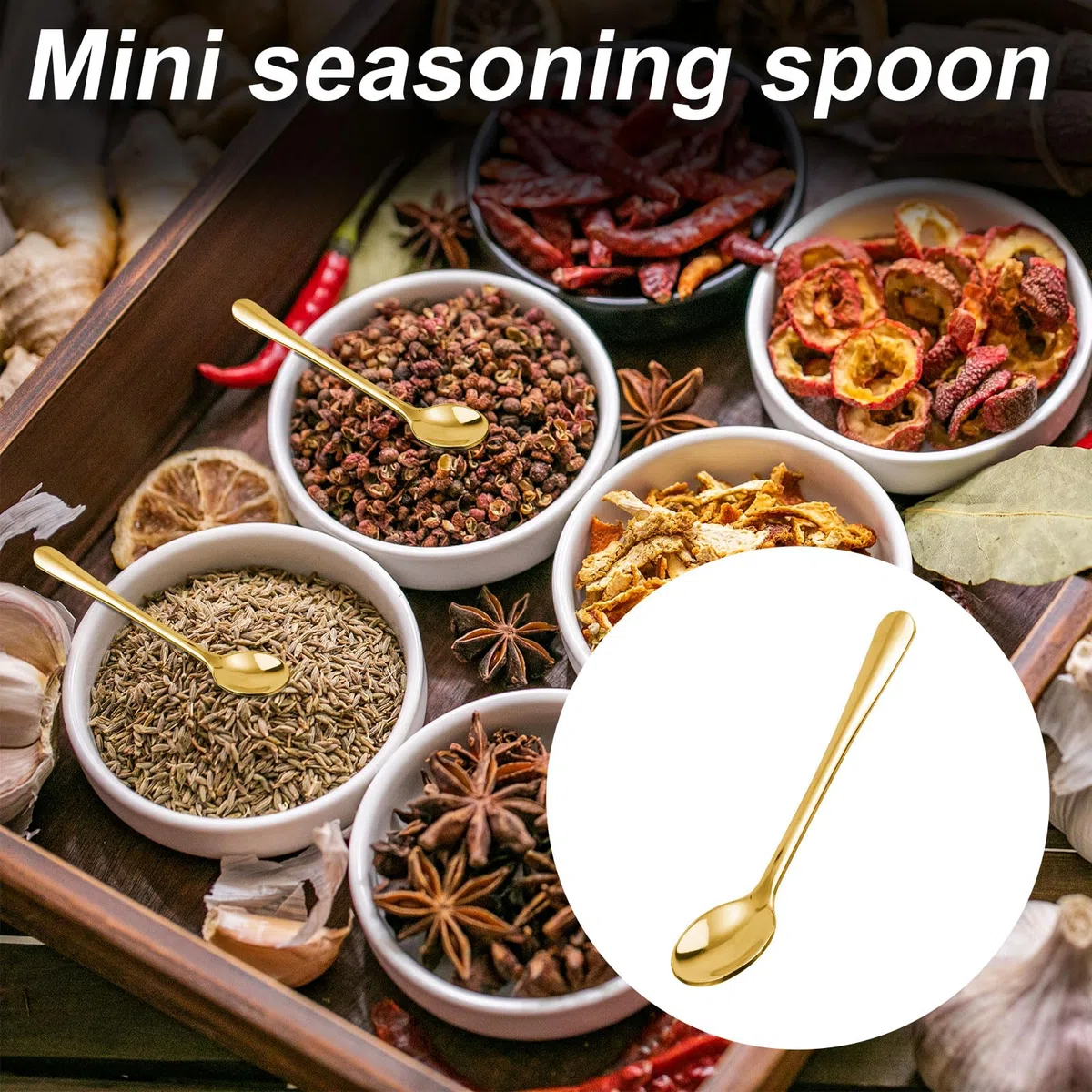 BOXOB 12 Cucchiaini in Acciaio Inox Minuscoli, 7,4 x 1,6 cm Graziosi Mini Cucchiaini per Condimenti Pratici Piccoli Cucchiai per Barattoli di Spezie Sale Zucchero Miele Caffè Gelato
