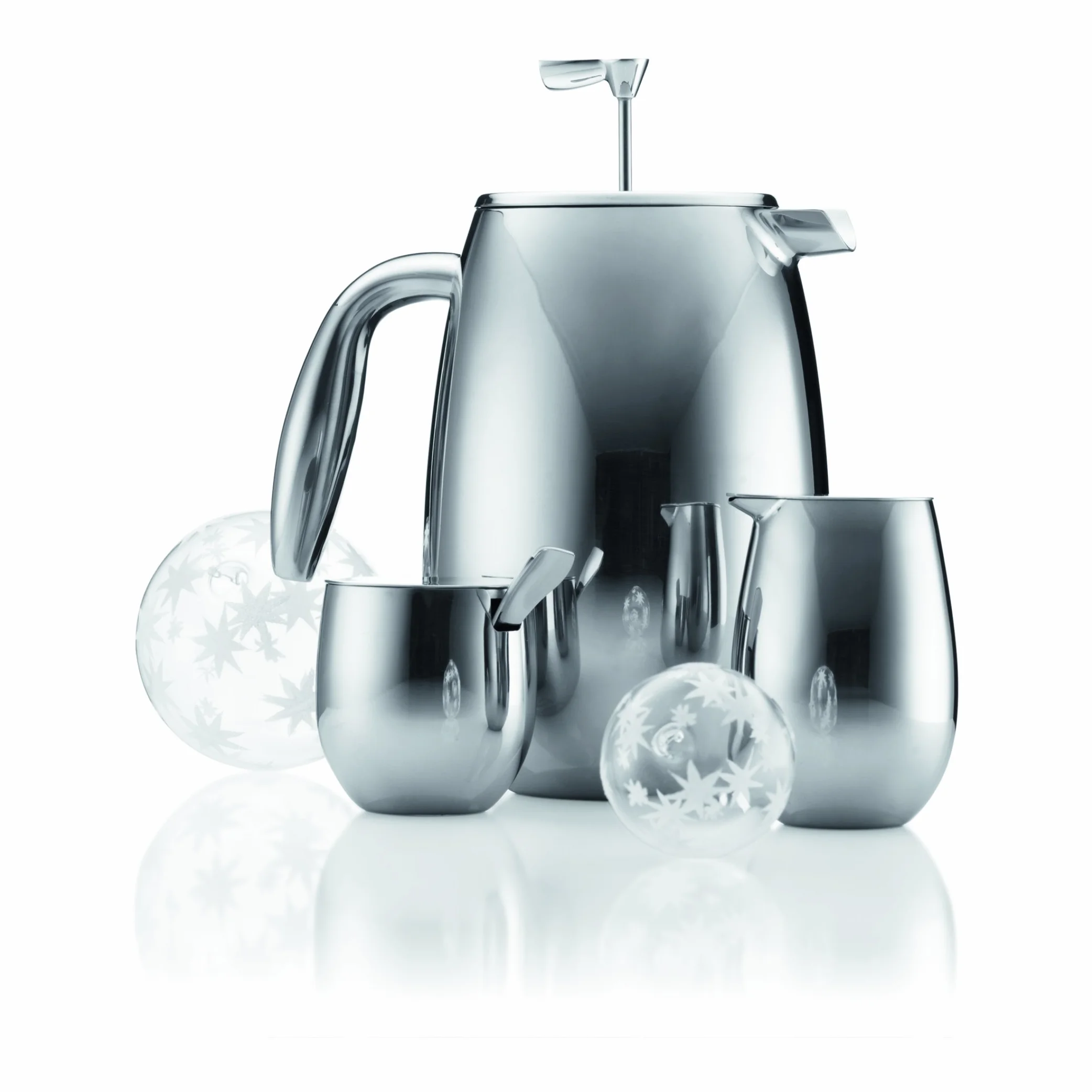 Bodum Set Lattiera e Zuccheriera Columbia in Acciaio Inox