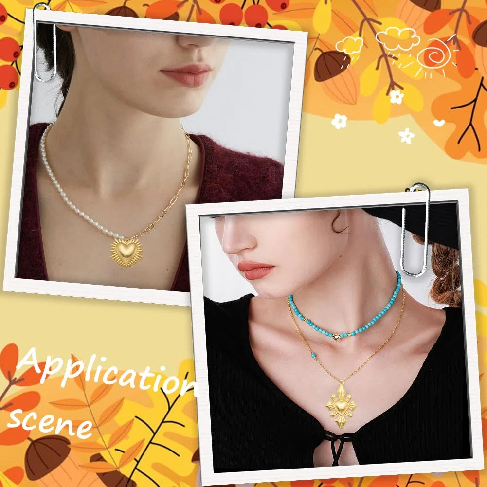 SUNNYCLUE 18 Pz Ciondoli Cuori Sacri Gotici In Oro, Amore Messicano Fai Da Te - Ideale per Halloween Donna Adulto