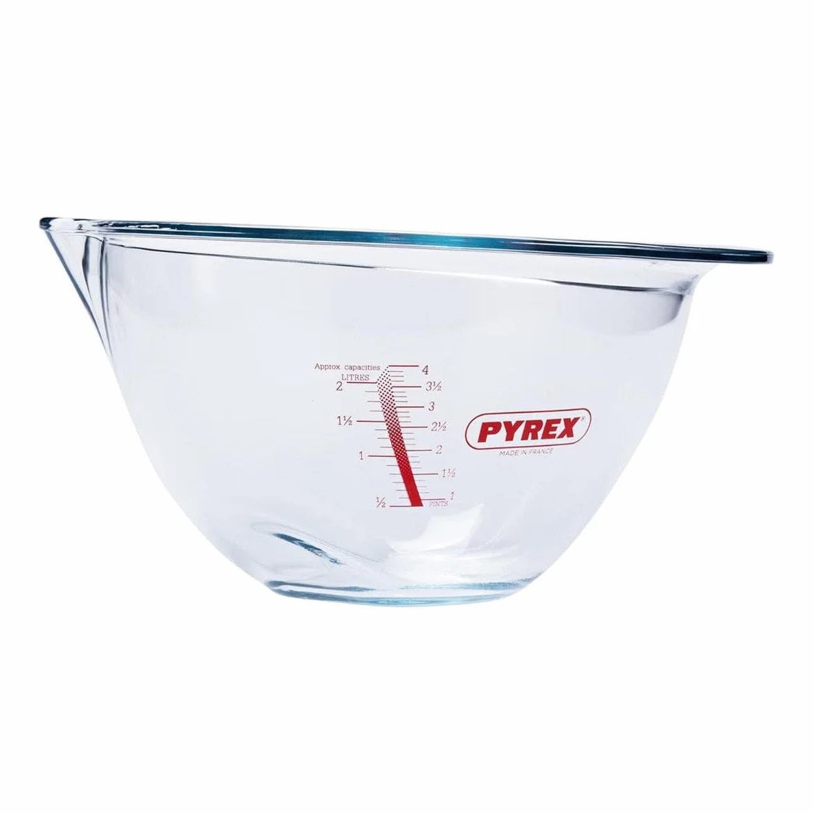 Pirex Coppa Inclinab Expert Lt4,2, Vetro, Trasparente